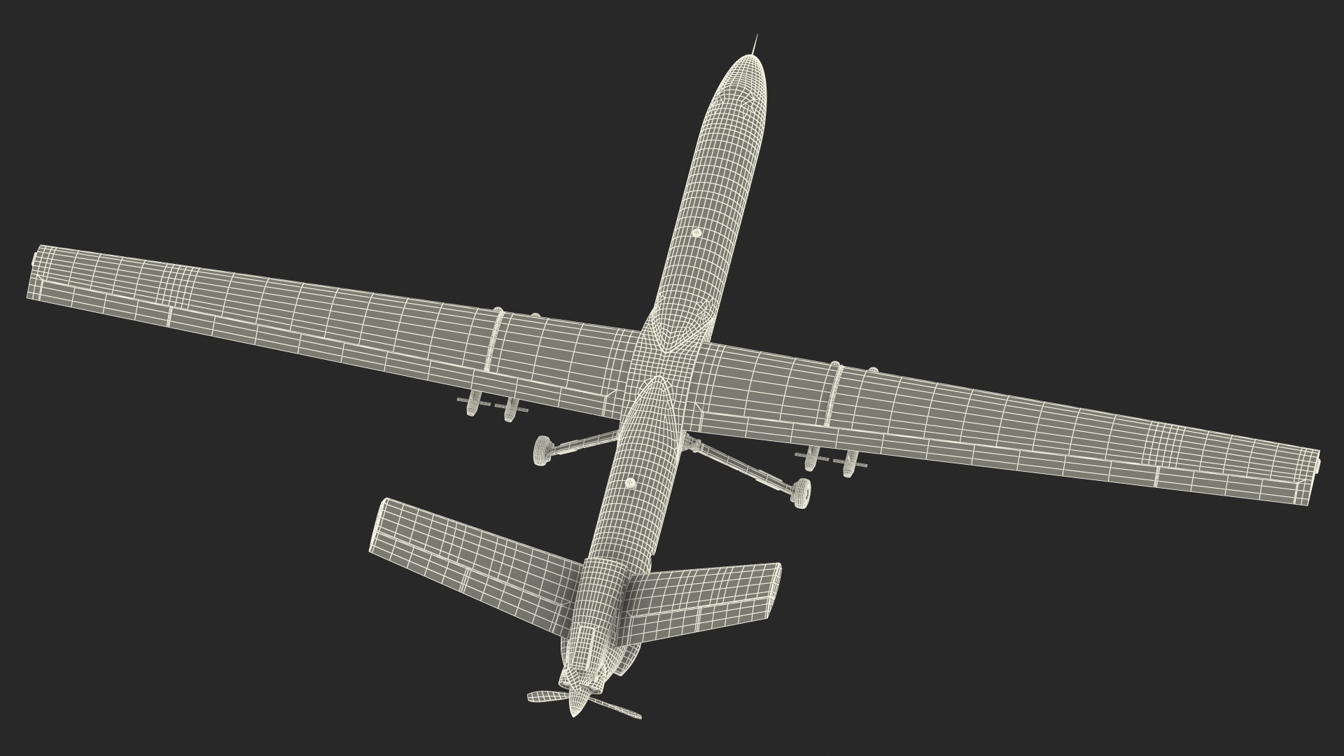 Unmanned Aerial Vehicle Shahed 129 Iran 3D model