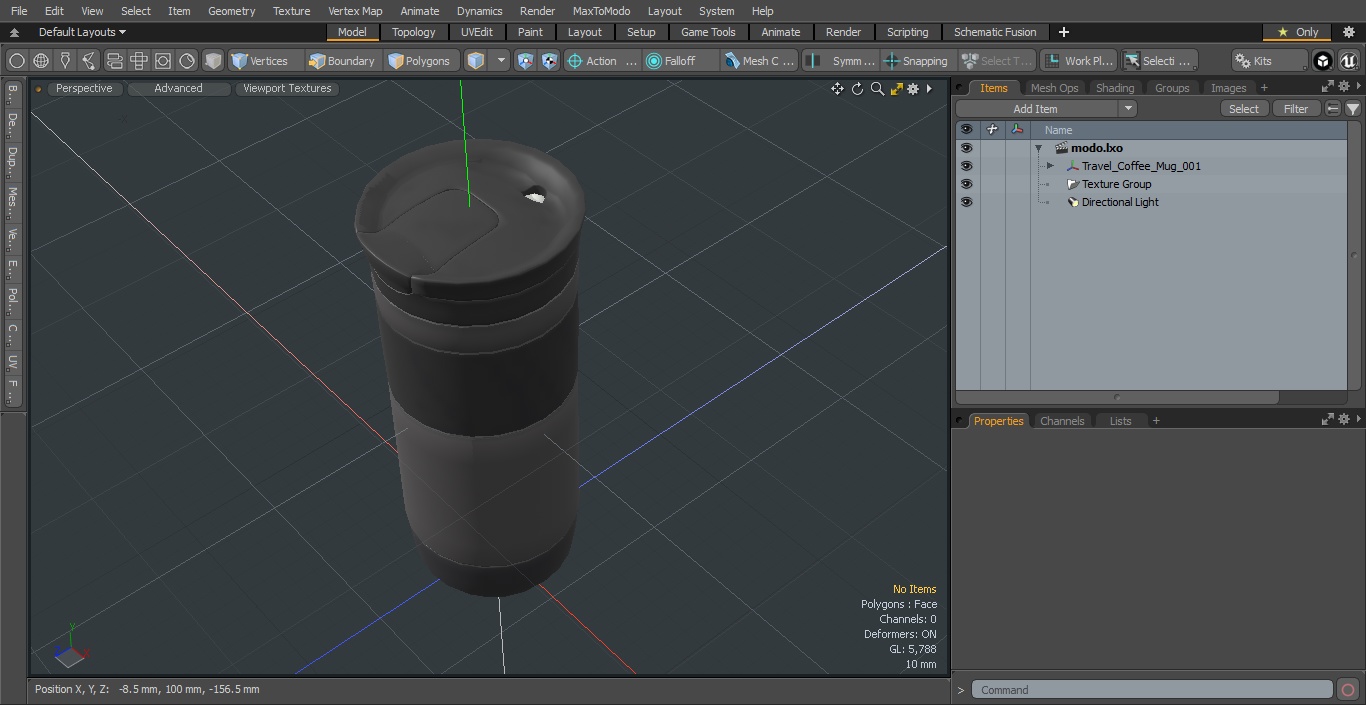 Travel Coffee Mug 3D