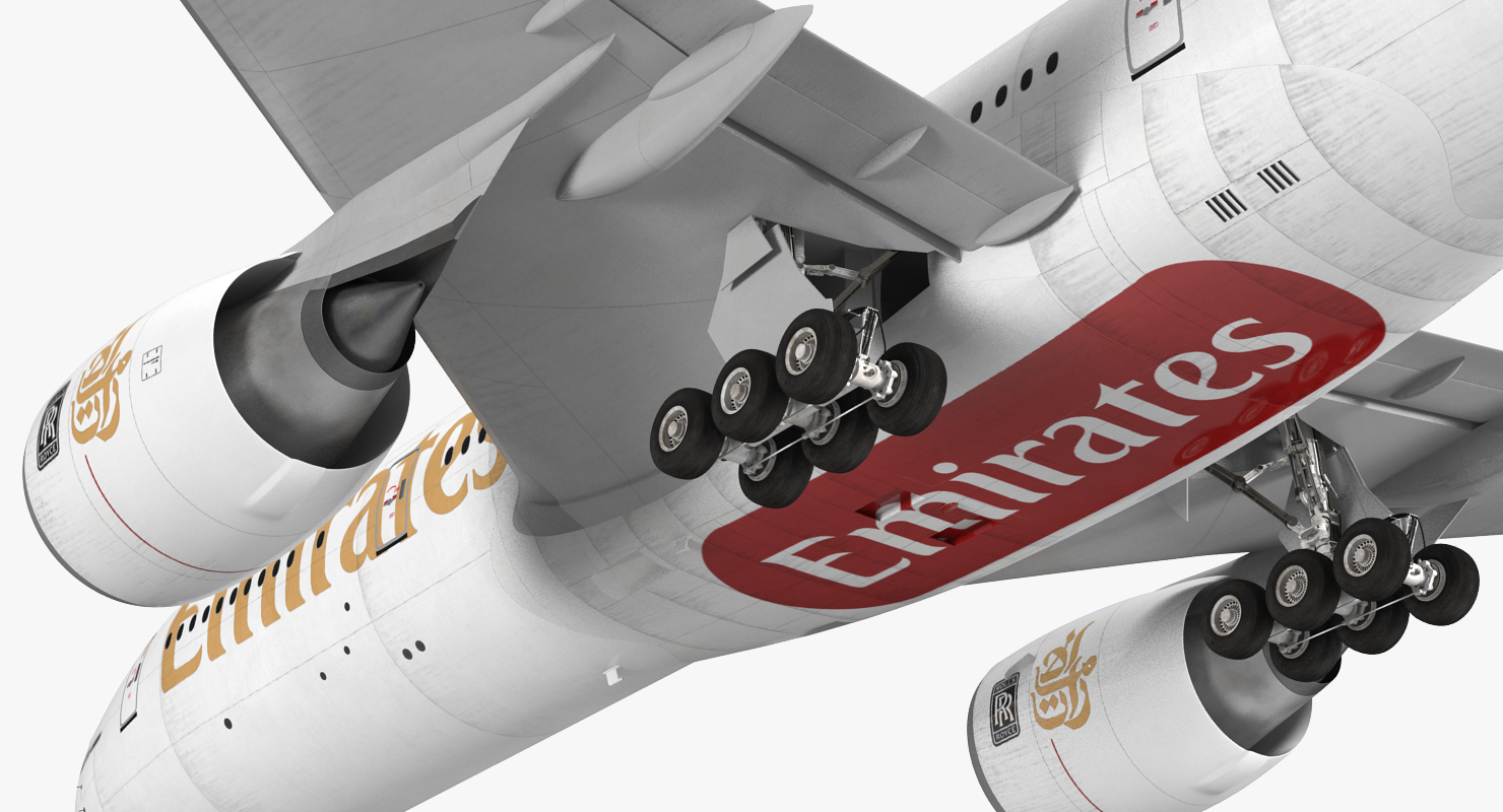 Boeing 777 200LR Emirates Airlines 3D model