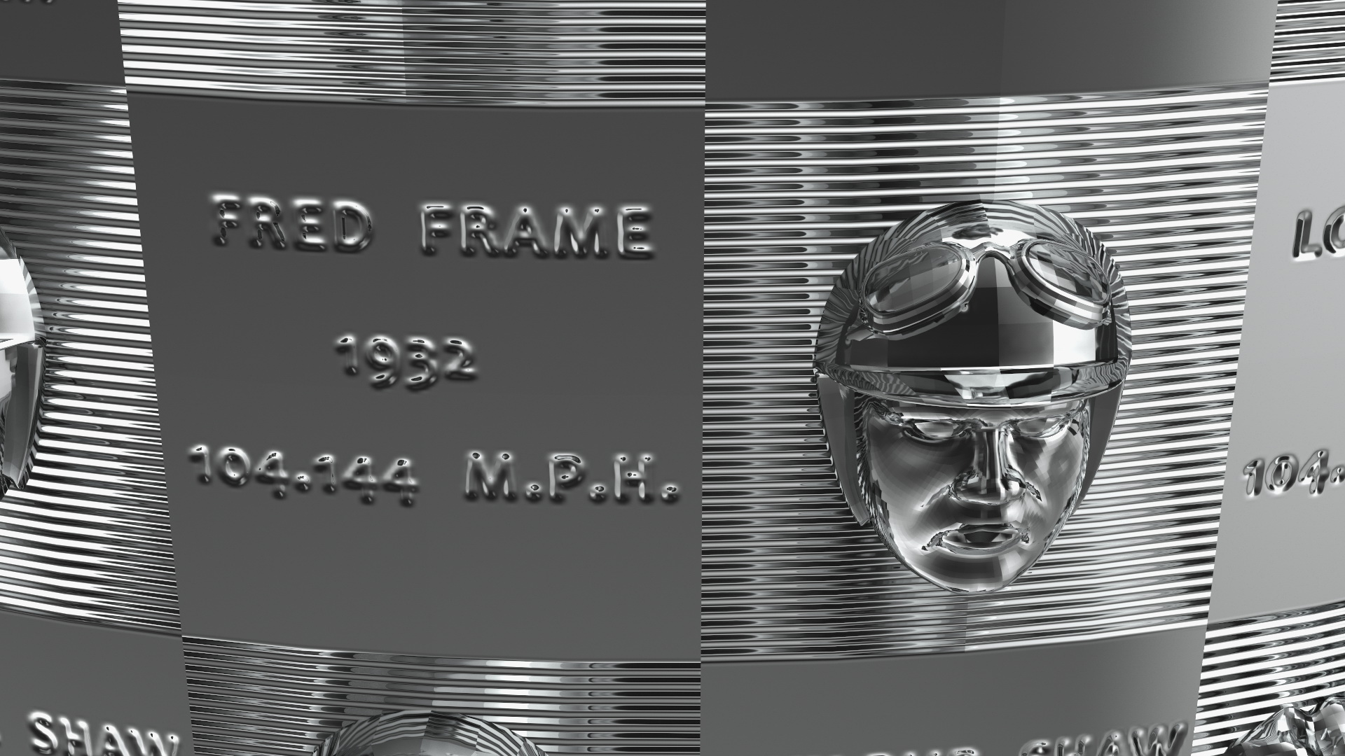 3D Borg-Warner Trophy model