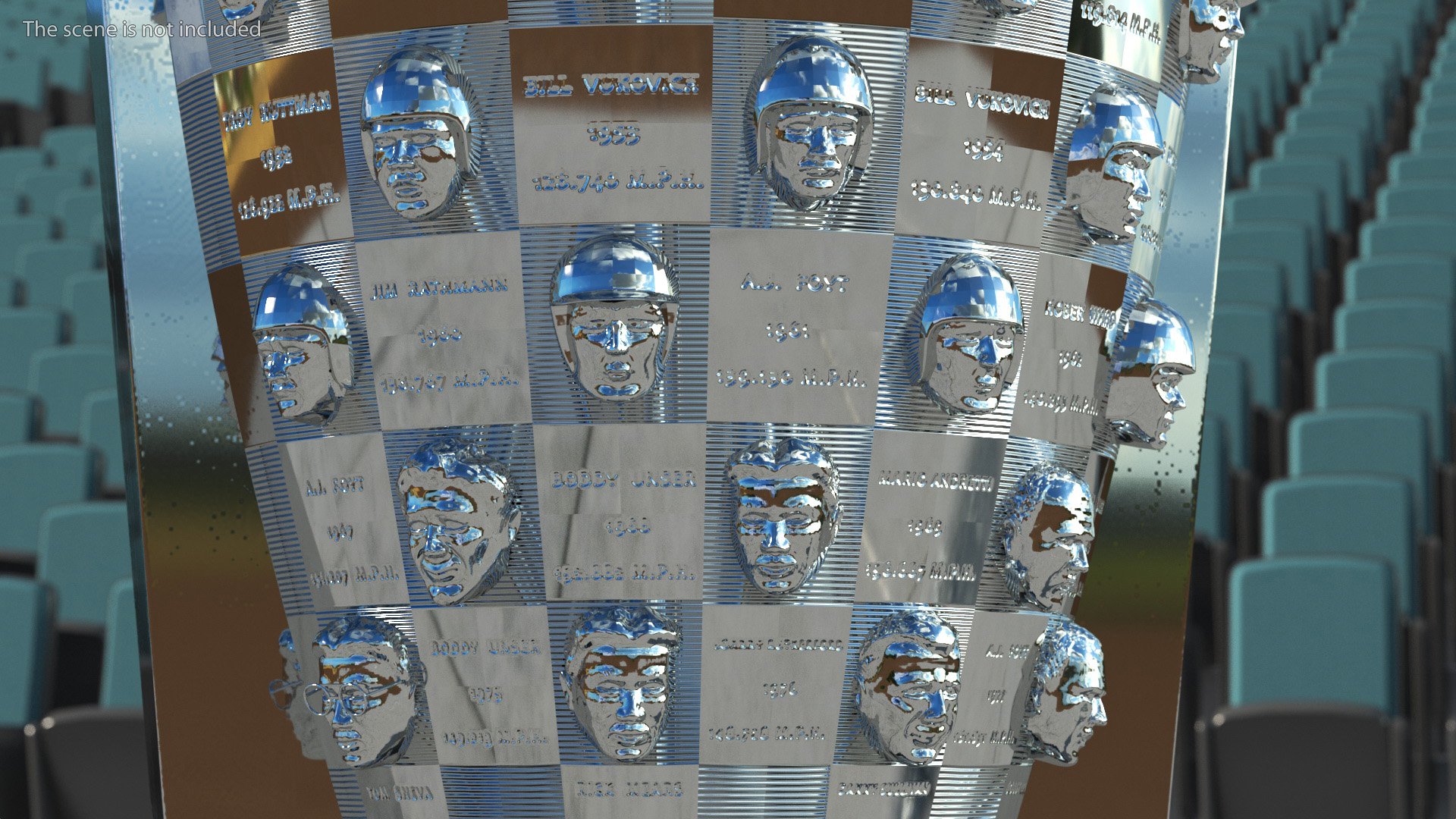 3D Borg-Warner Trophy model