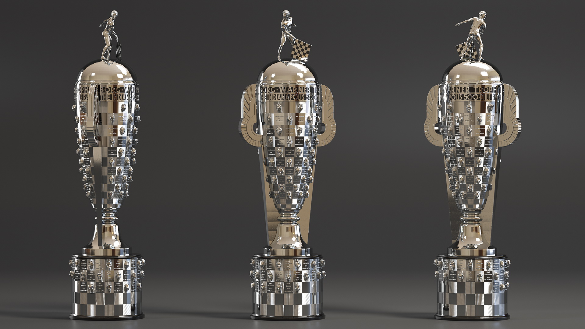 3D Borg-Warner Trophy model