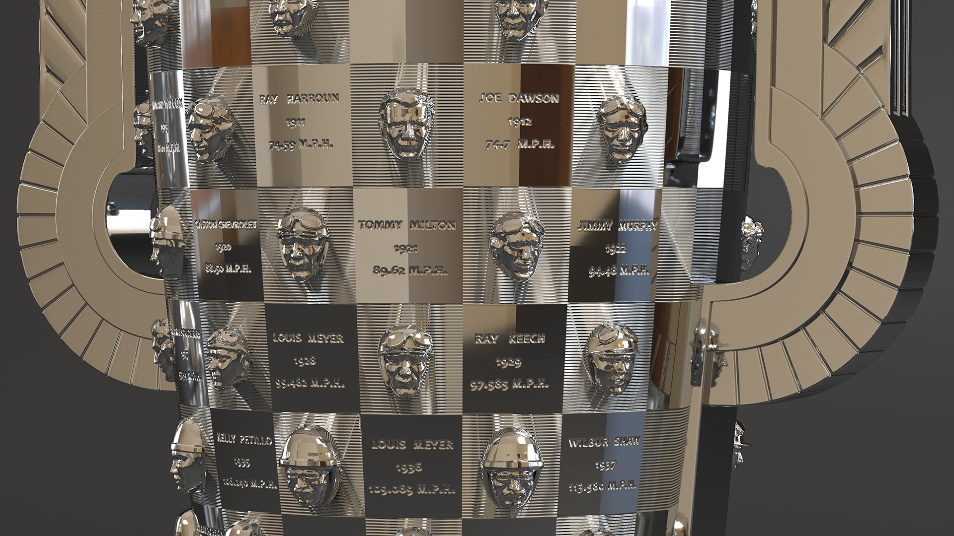 3D Borg-Warner Trophy model