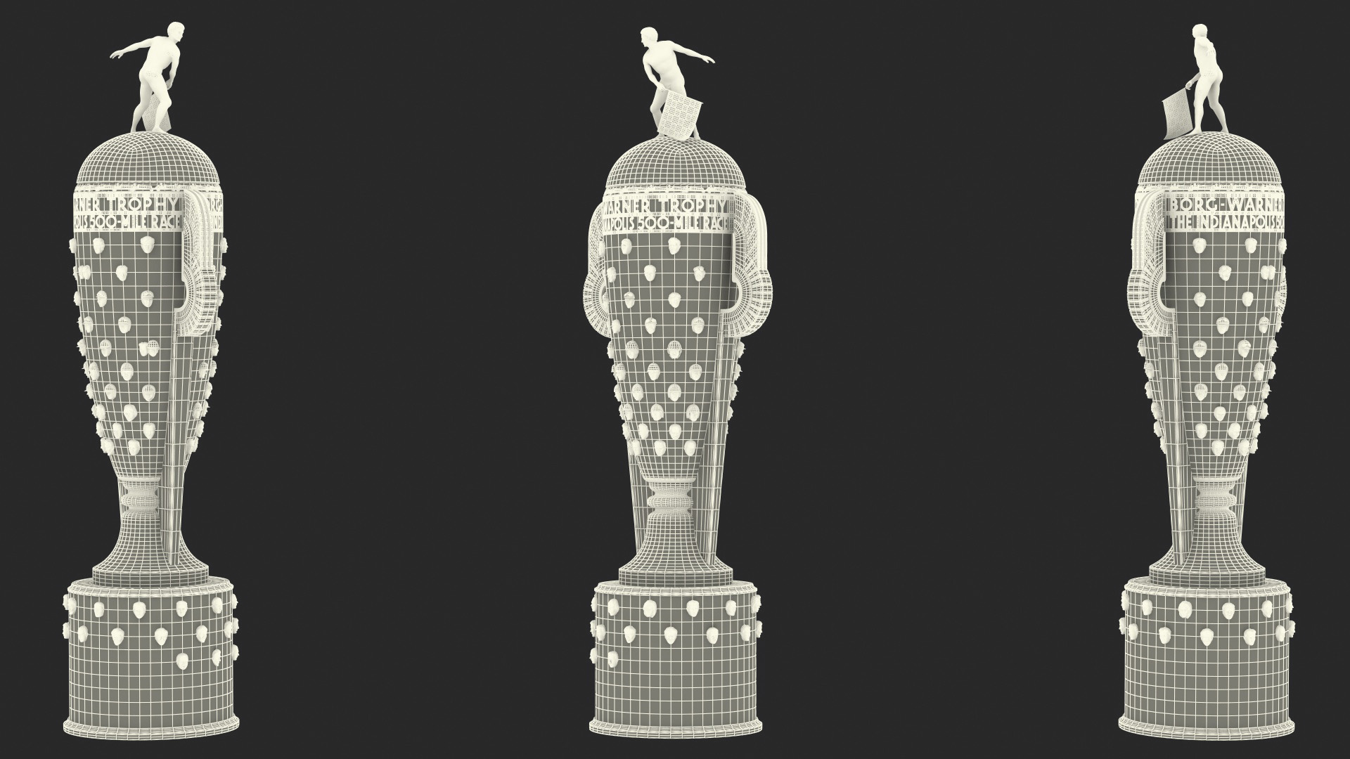 3D Borg-Warner Trophy model