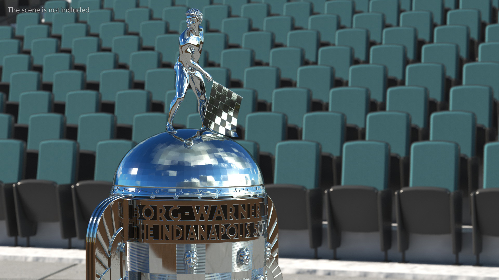 3D Borg-Warner Trophy model