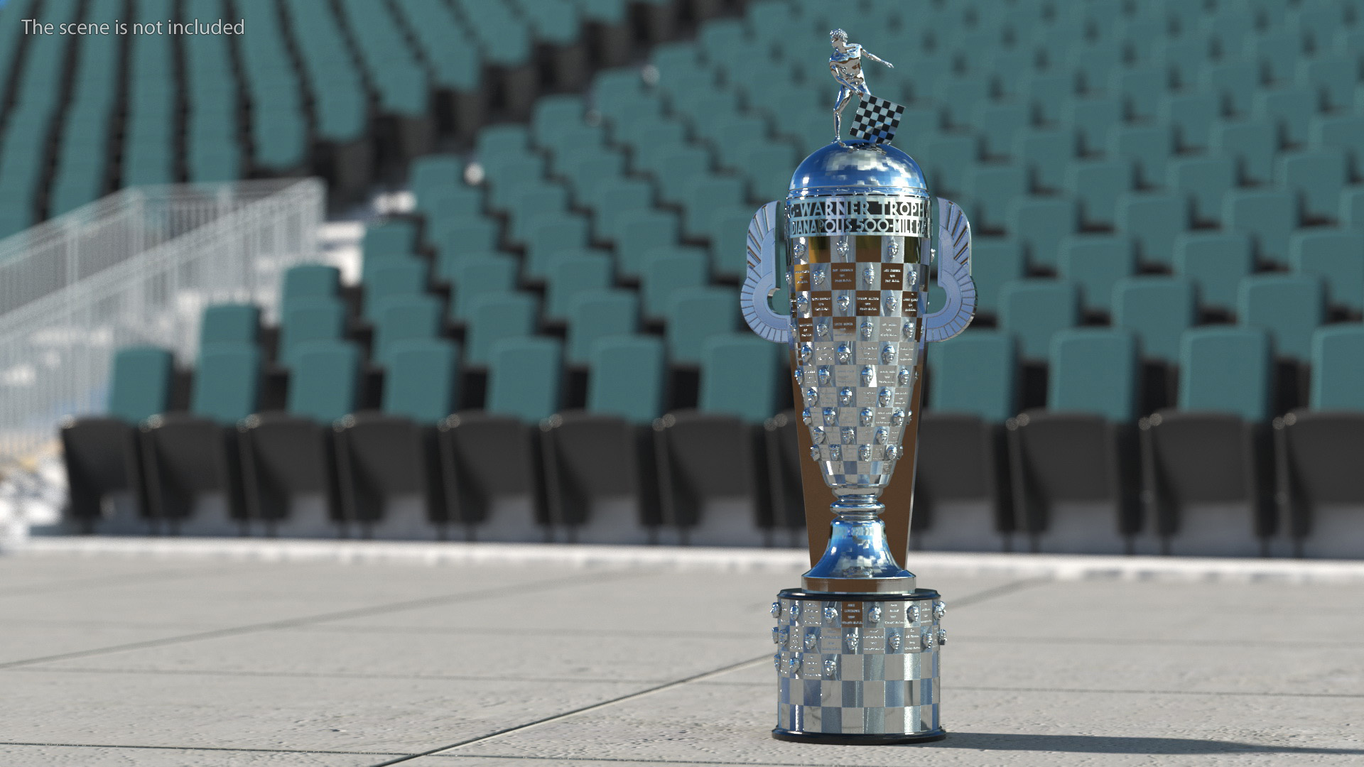 3D Borg-Warner Trophy model