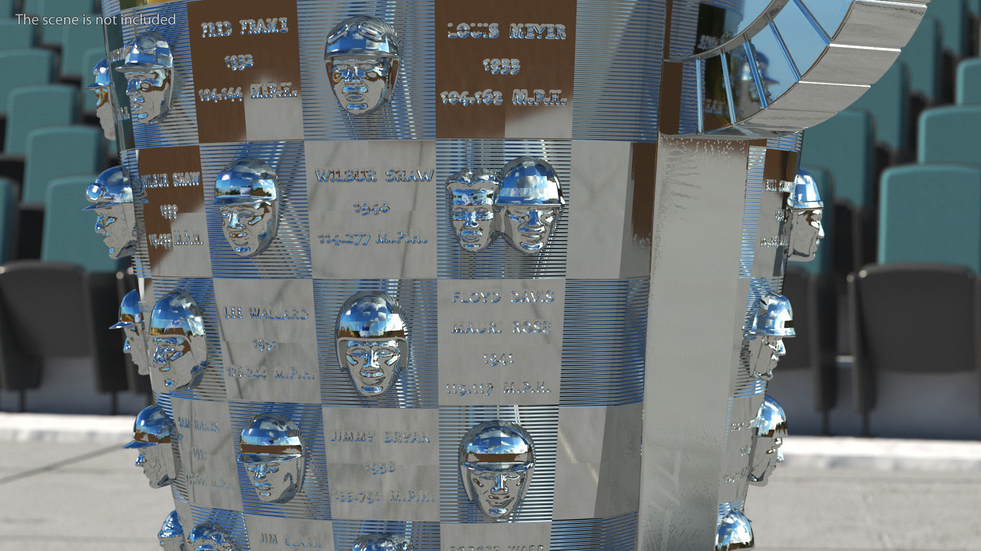 3D Borg-Warner Trophy model