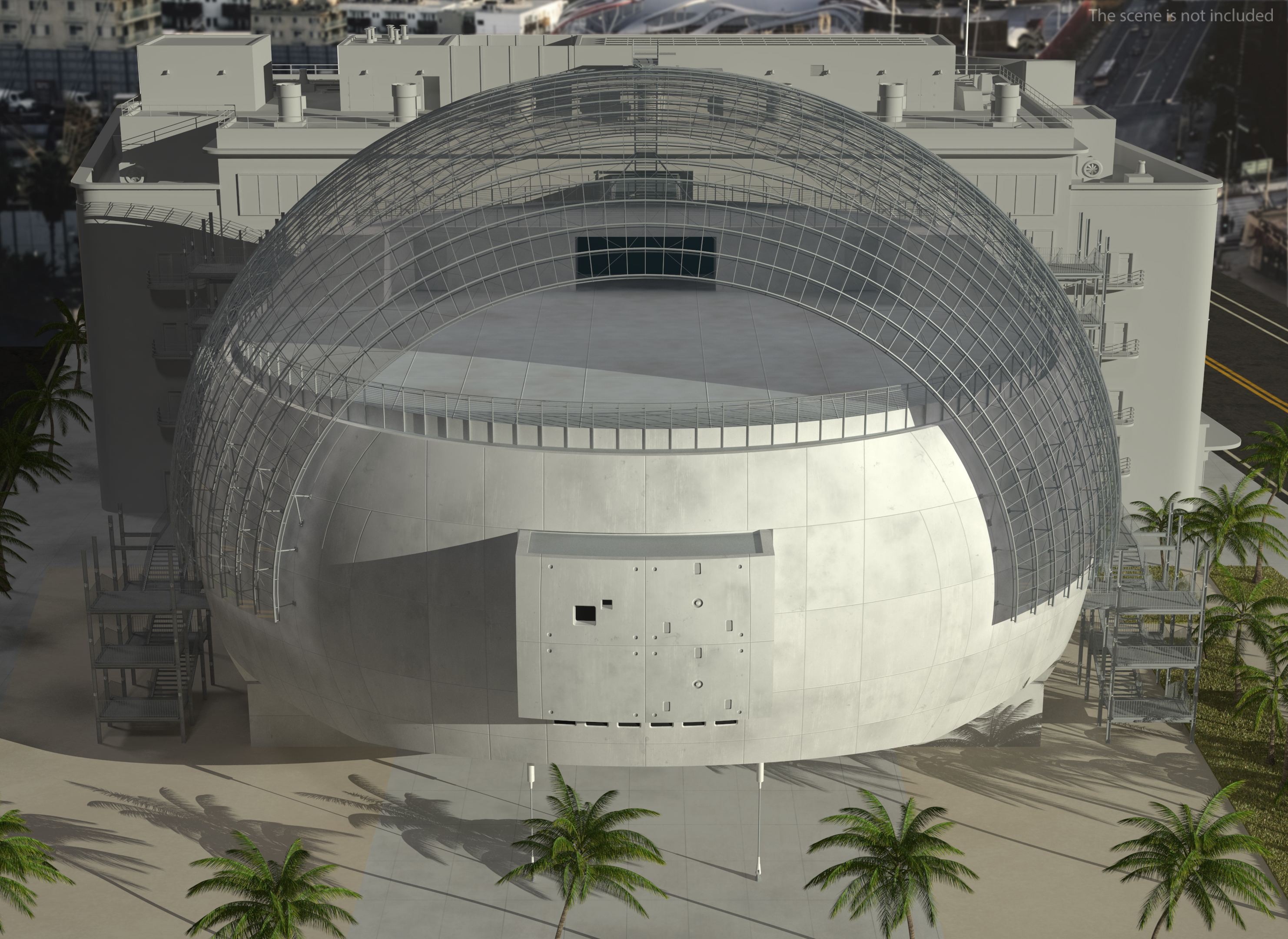 The Sphere Movie Theatre 3D model