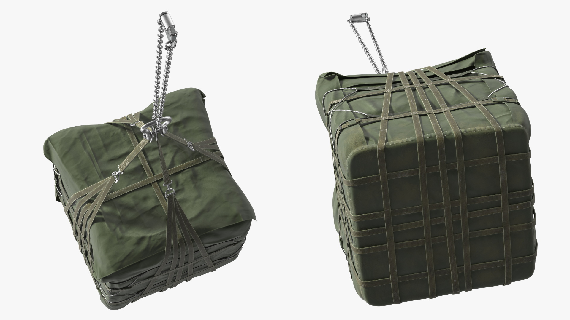 Heavy Duty Aerial Delivery Cargo Bag Hanging 3D model