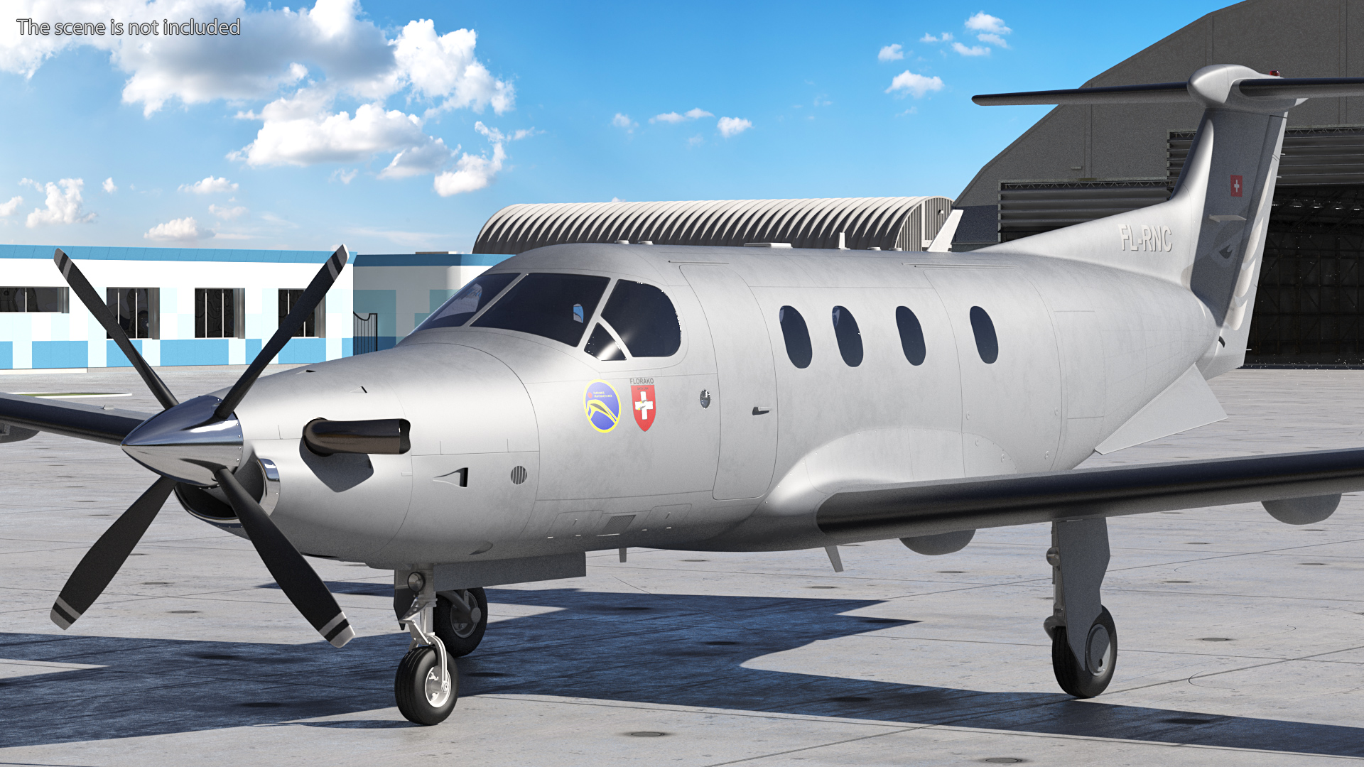 3D model Pilatus PC 12M Eagle