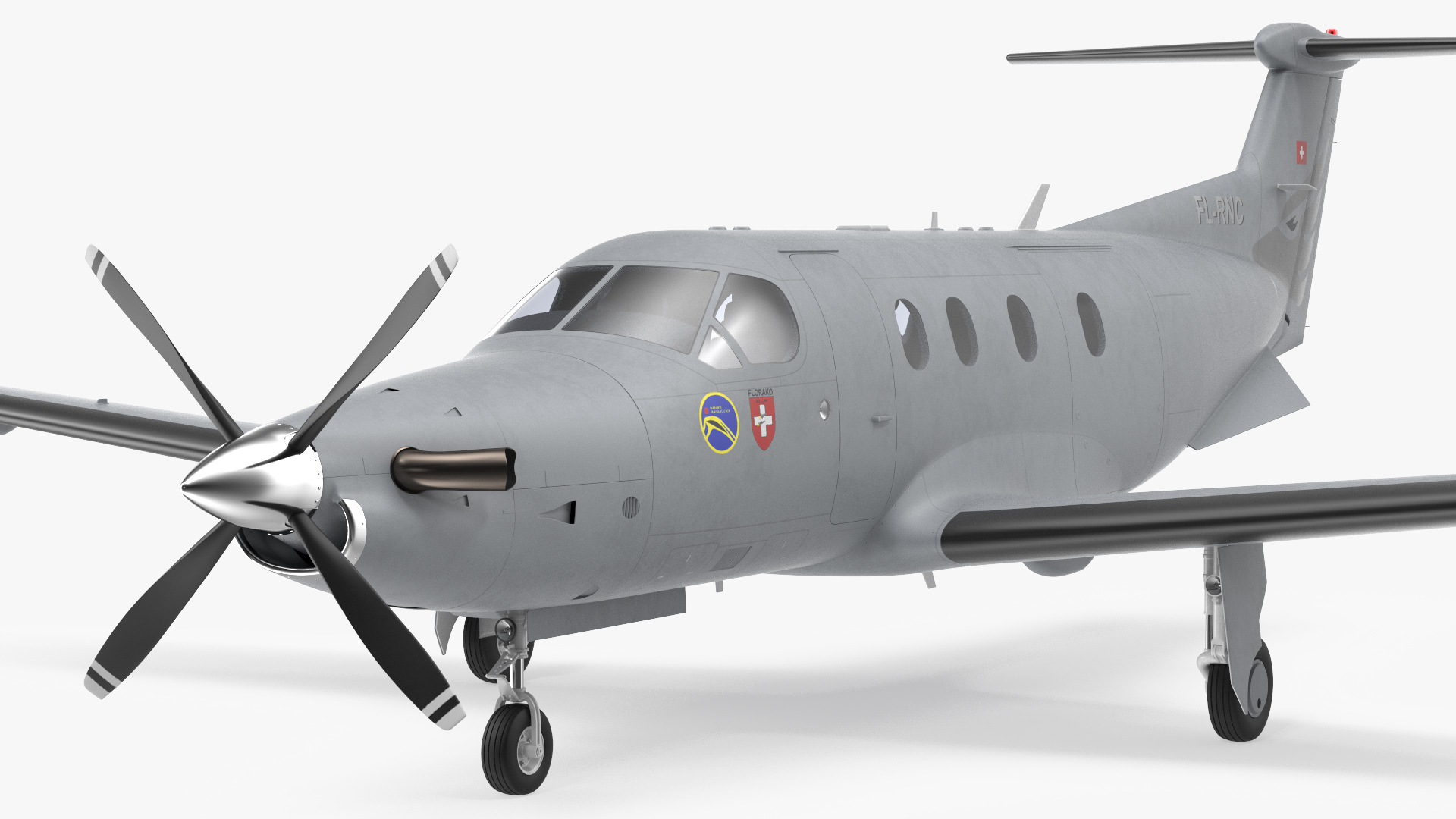 3D model Pilatus PC 12M Eagle