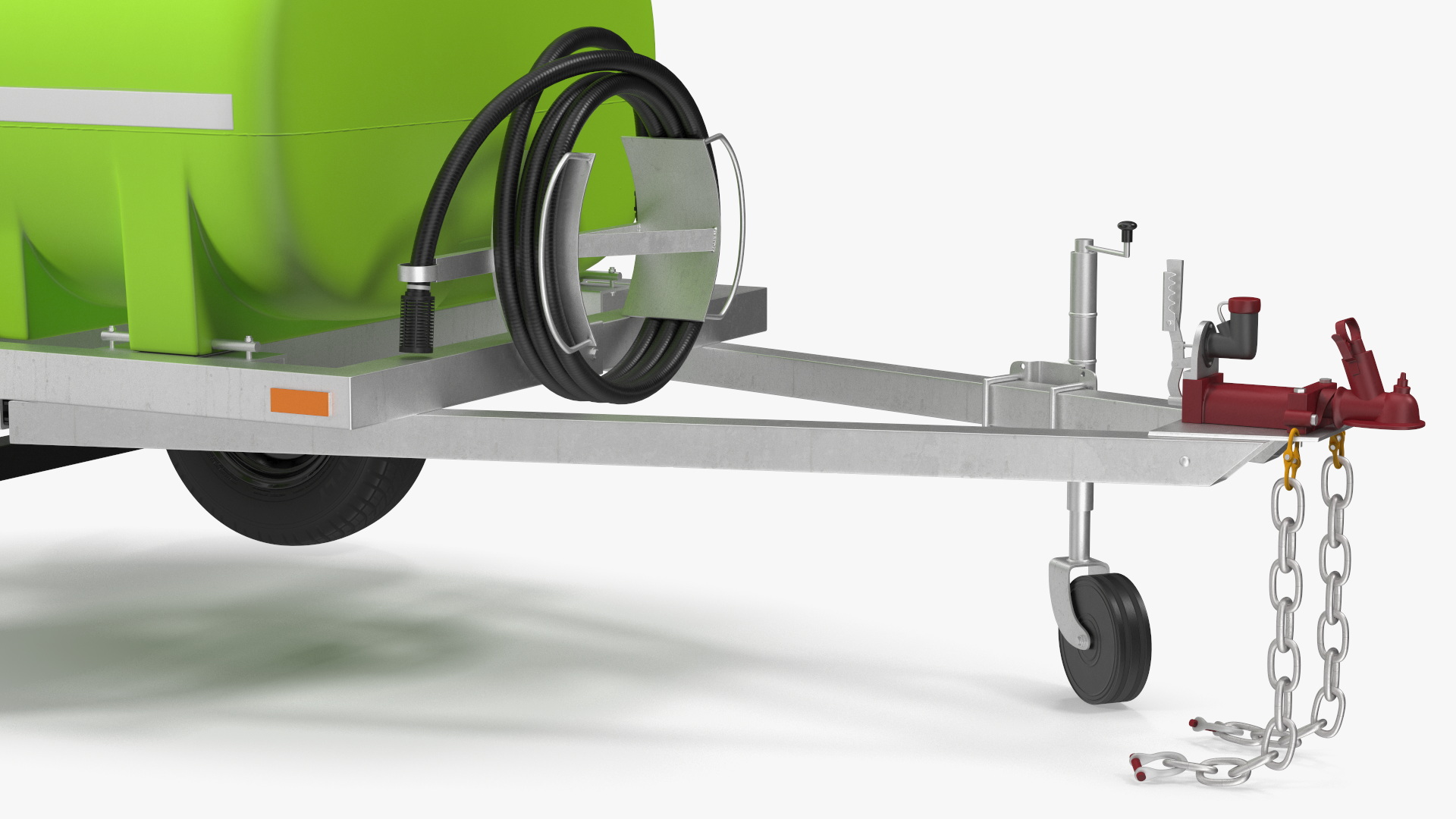 3D Fire Fighting Trailer Rigged model