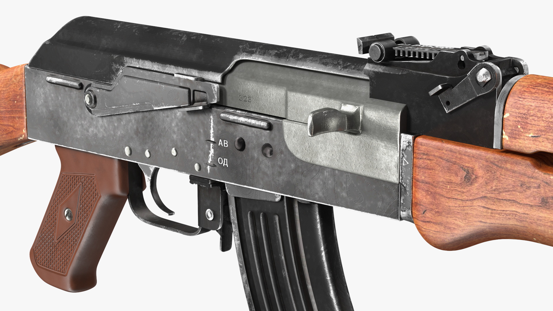 3D Kalashnikov AK-47 Assault Rifle