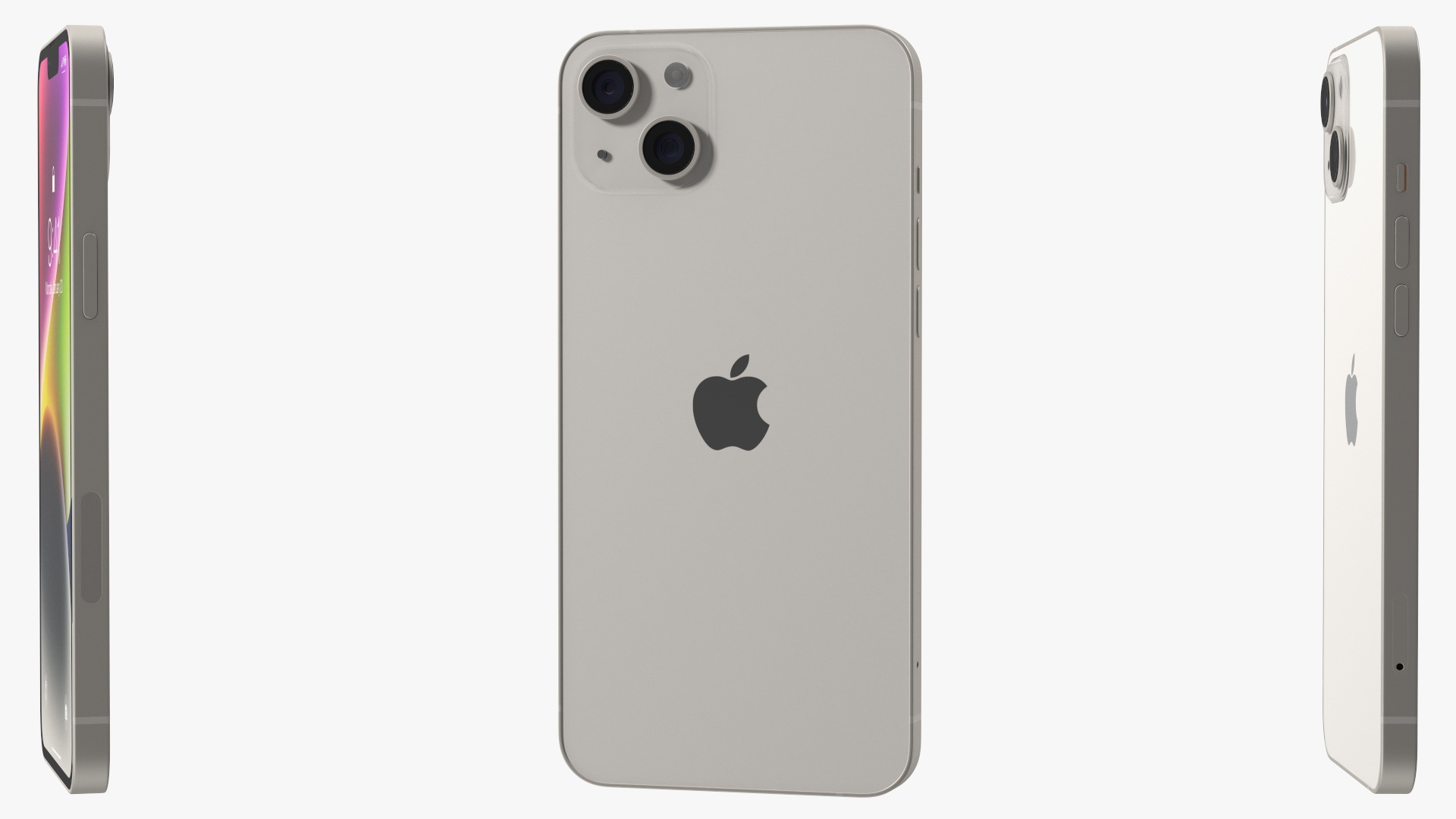 3D model Apple iPhone 14 Plus Starlight