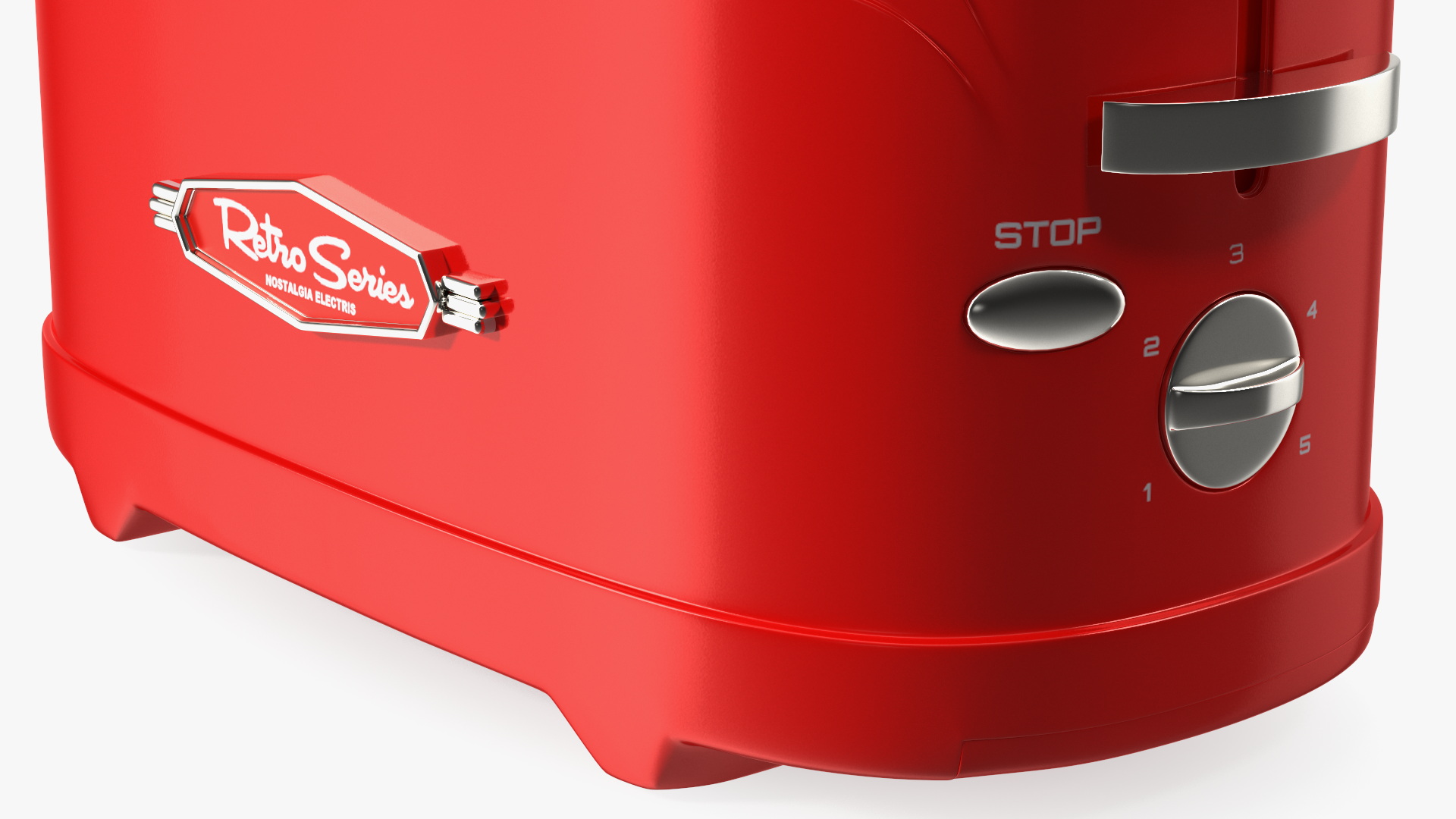 Nostalgia Retro Series Pop-Up Toaster Carrying Hot Dog 3D model