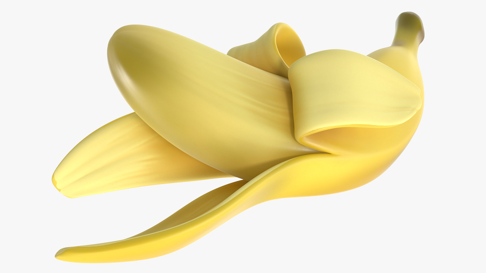 Fresh Peeled Banana 3D model