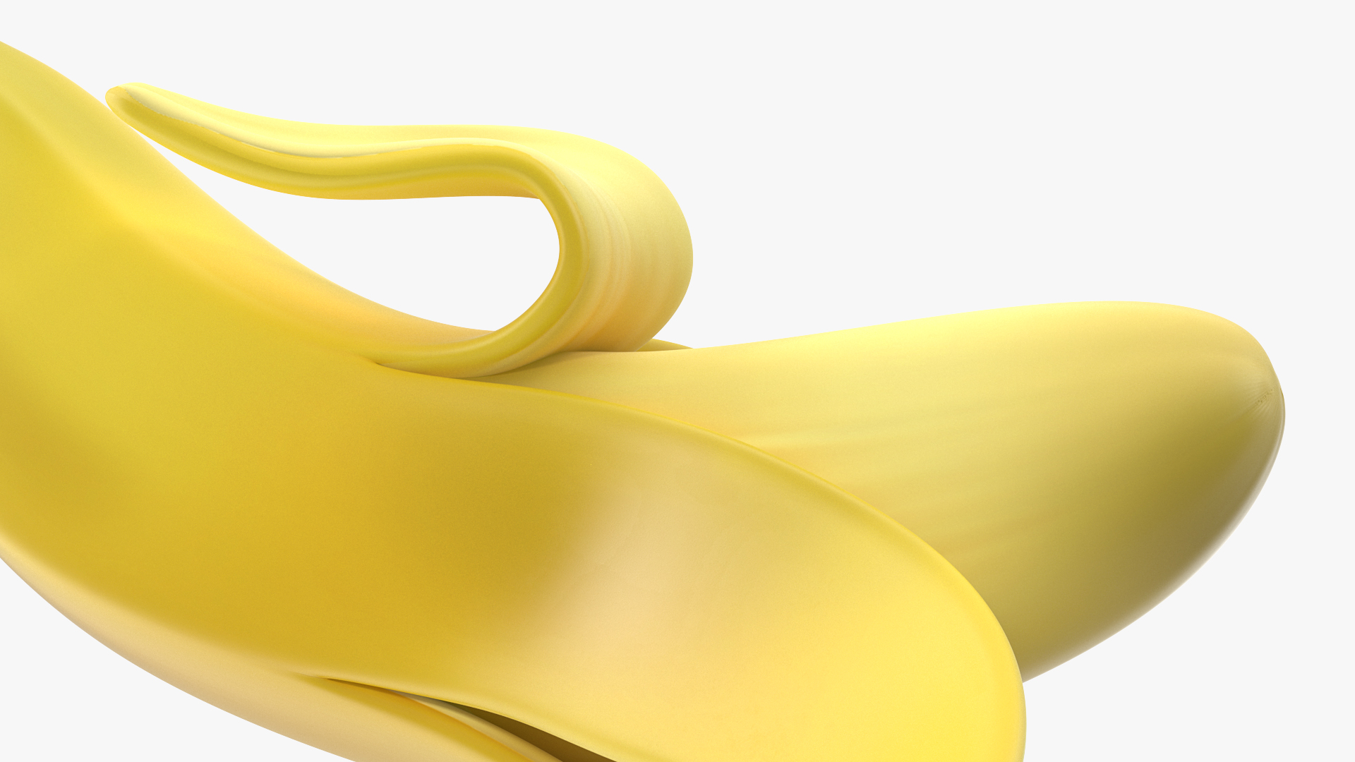 Fresh Peeled Banana 3D model