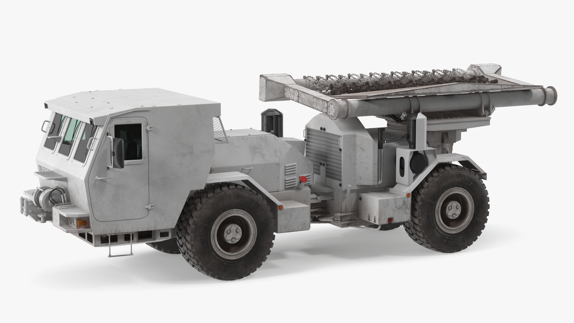 White Hydrema 910 Mine Clearing Vehicle Used 3D model