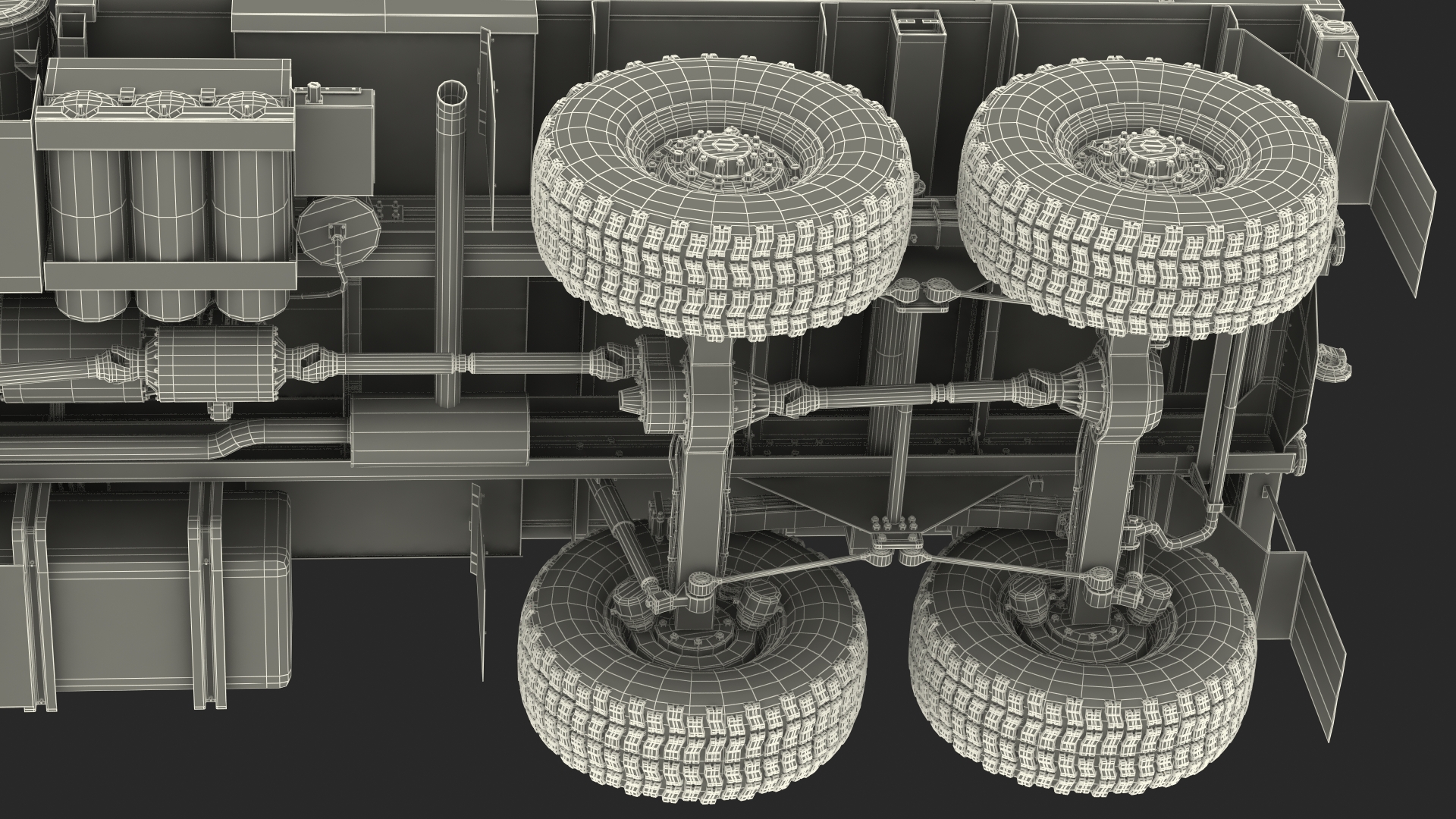 3D Oshkosh FMTV Cargo Truck 6x6 model