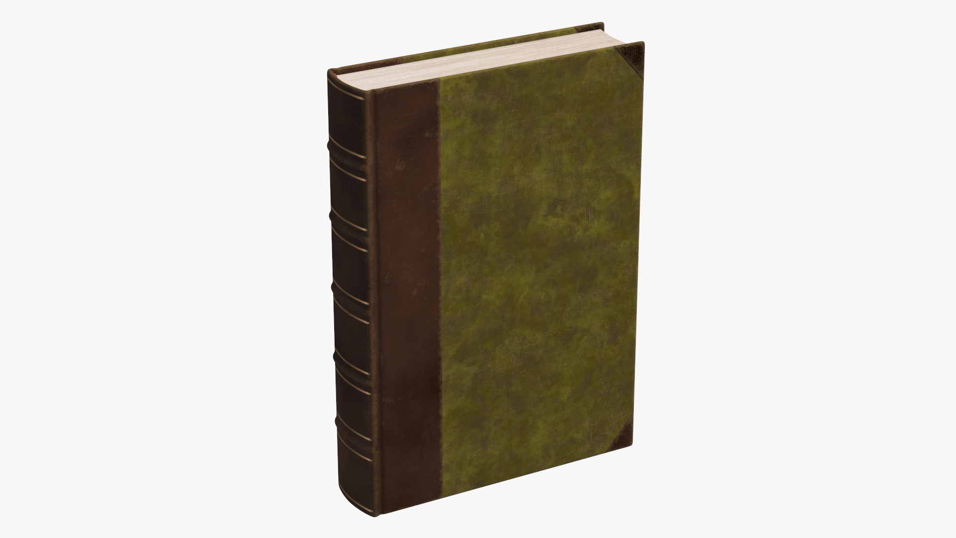 3D model Hardcover Book Green