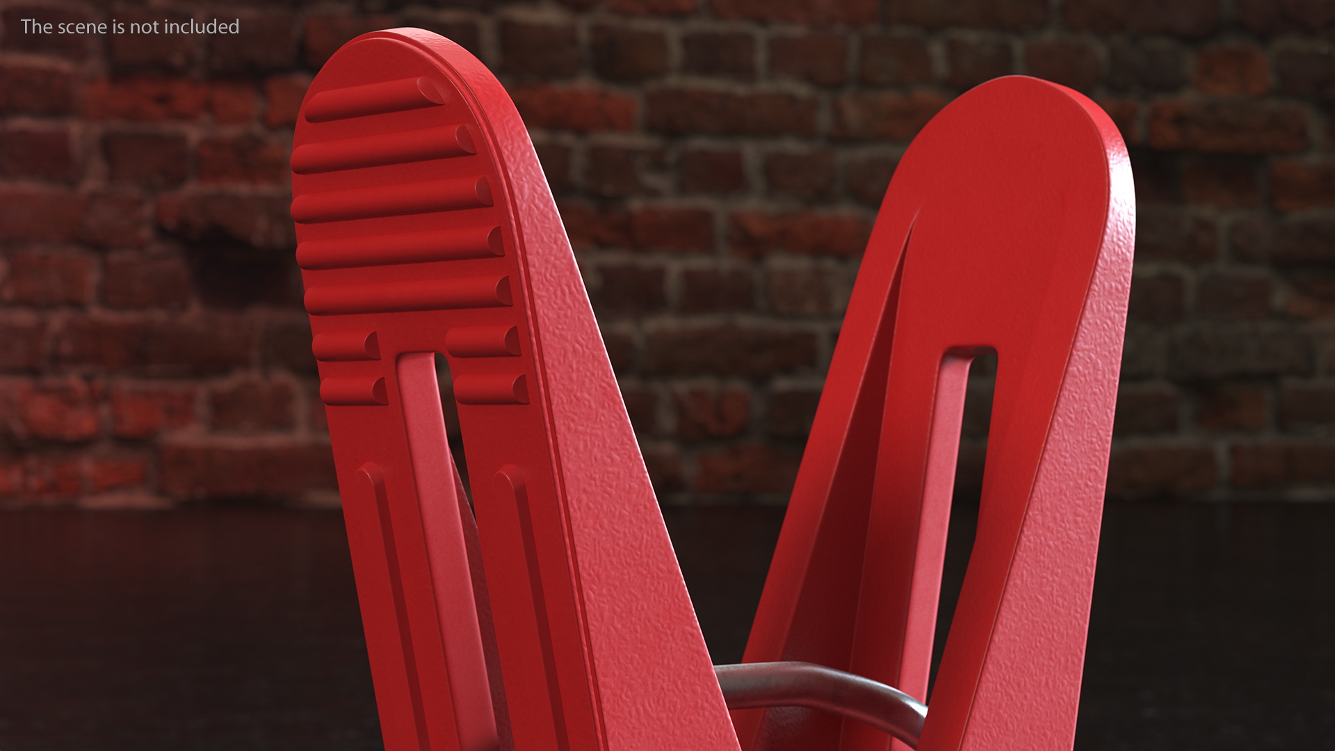 Plastic Clothespin Red 3D