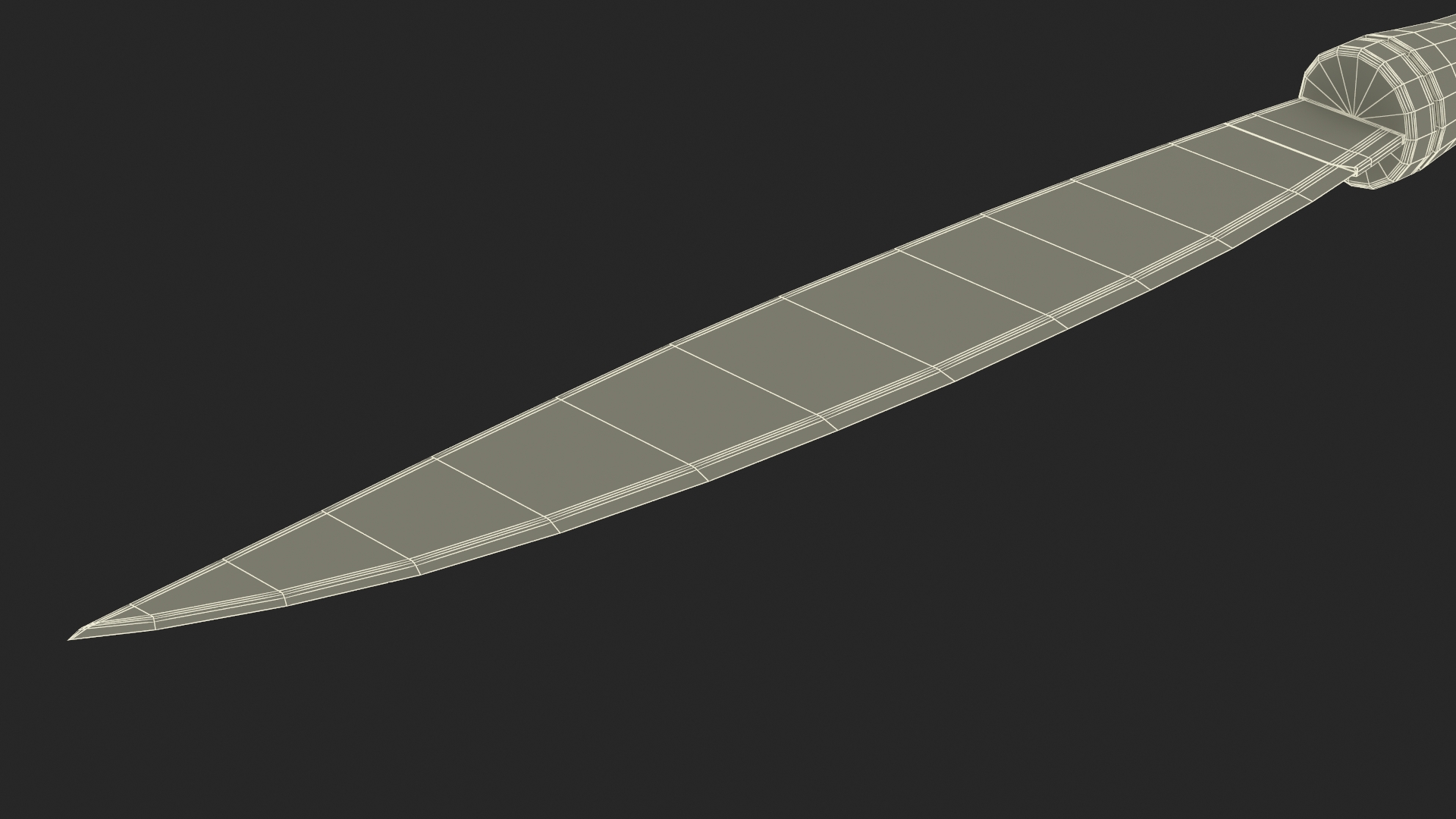 3D model Machete Knife Barong