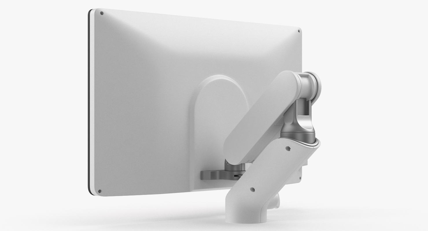 Rotary Medical Monitor Rigged 3D model