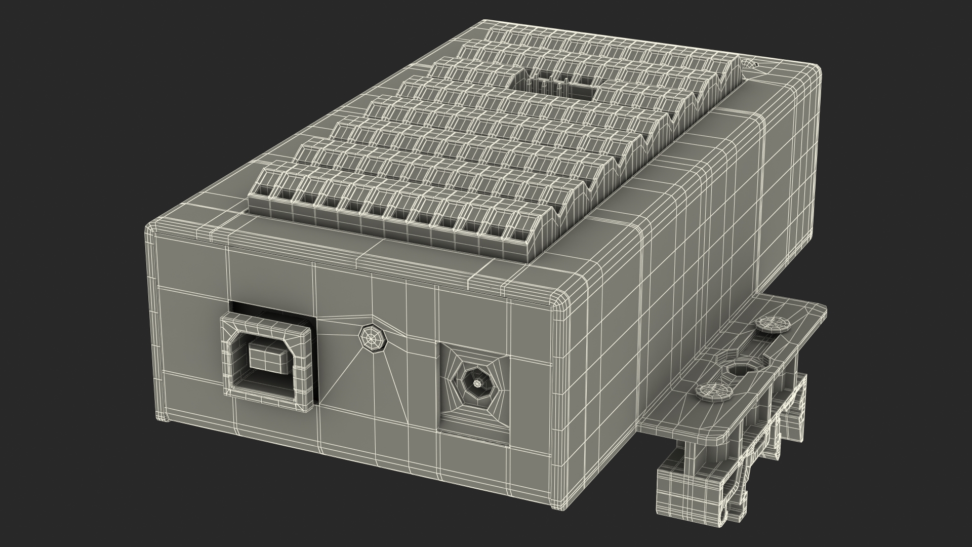 3D model Mega Screw Terminal Block