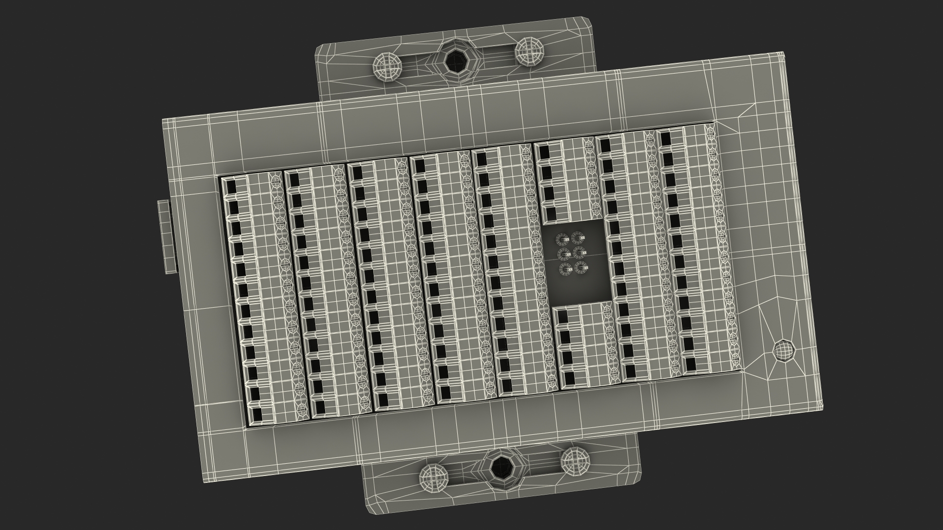 3D model Mega Screw Terminal Block