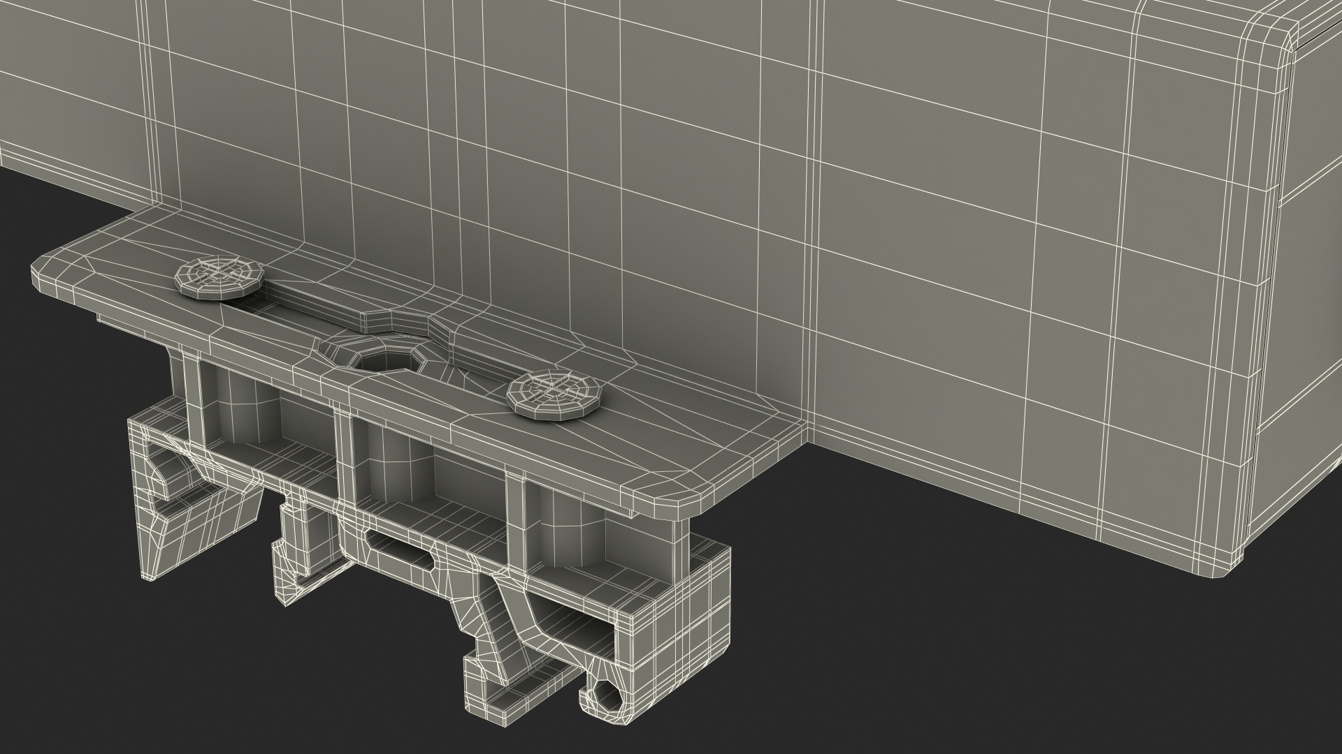 3D model Mega Screw Terminal Block