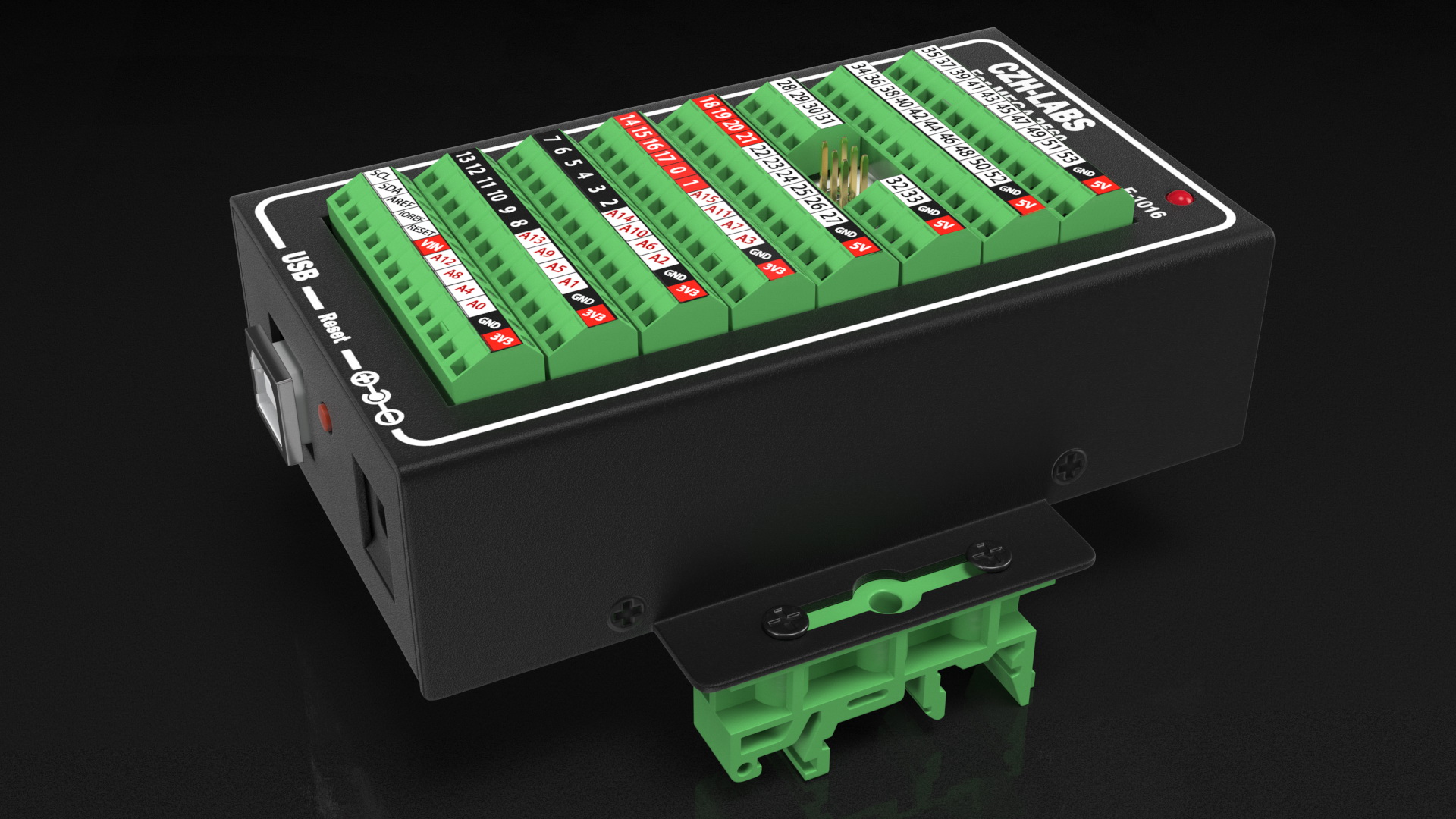 3D model Mega Screw Terminal Block