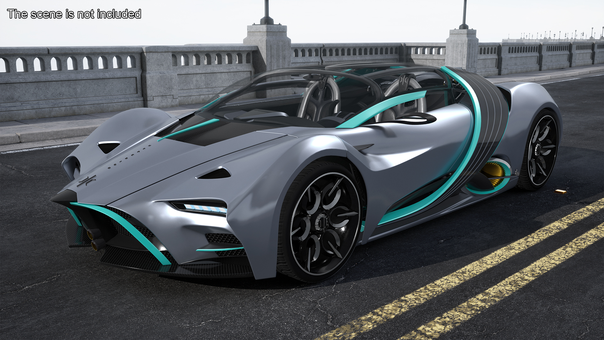 Supercar Hyperion XP-1 3D