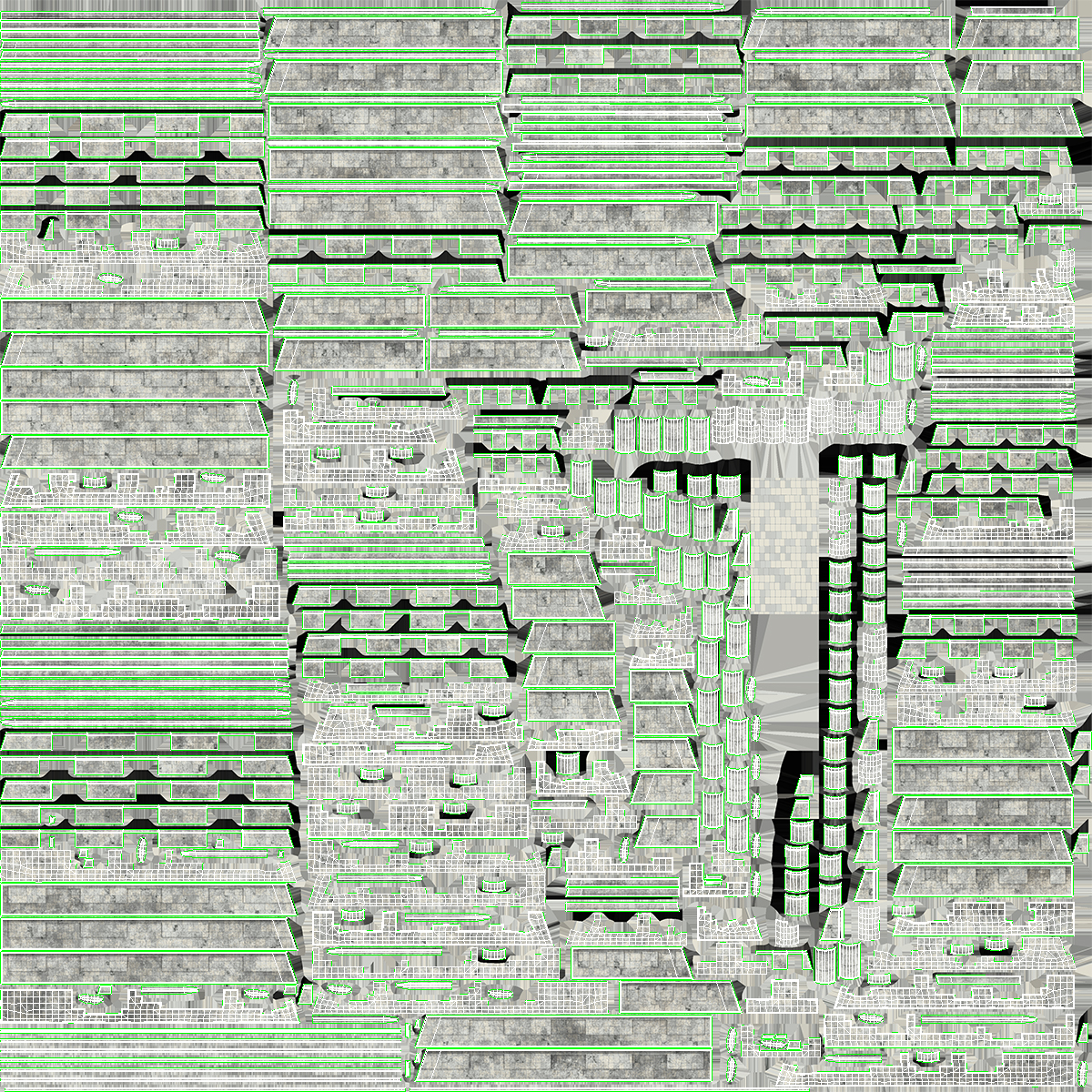 3D Ancient Mayan Pyramid