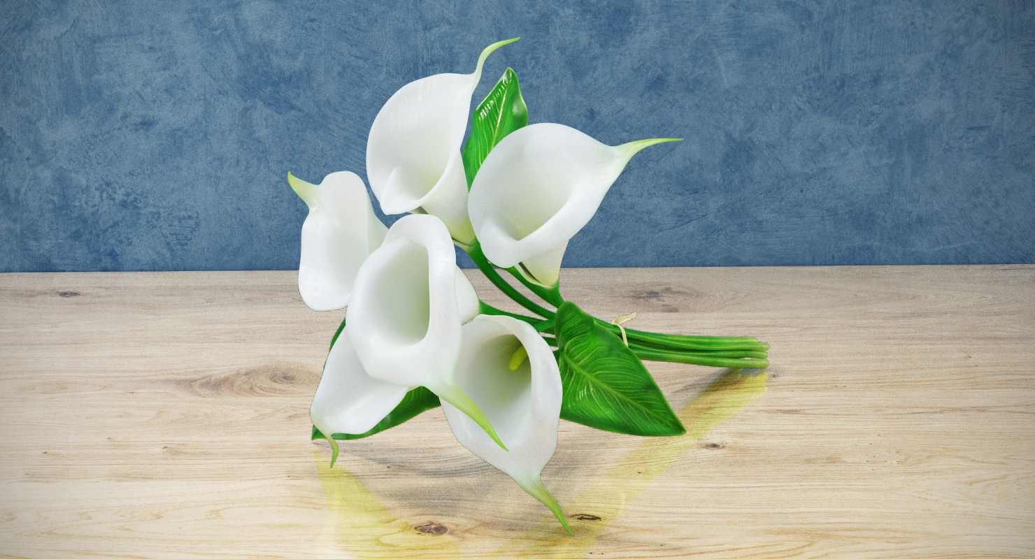 3D model Bouquet Calla Lilies