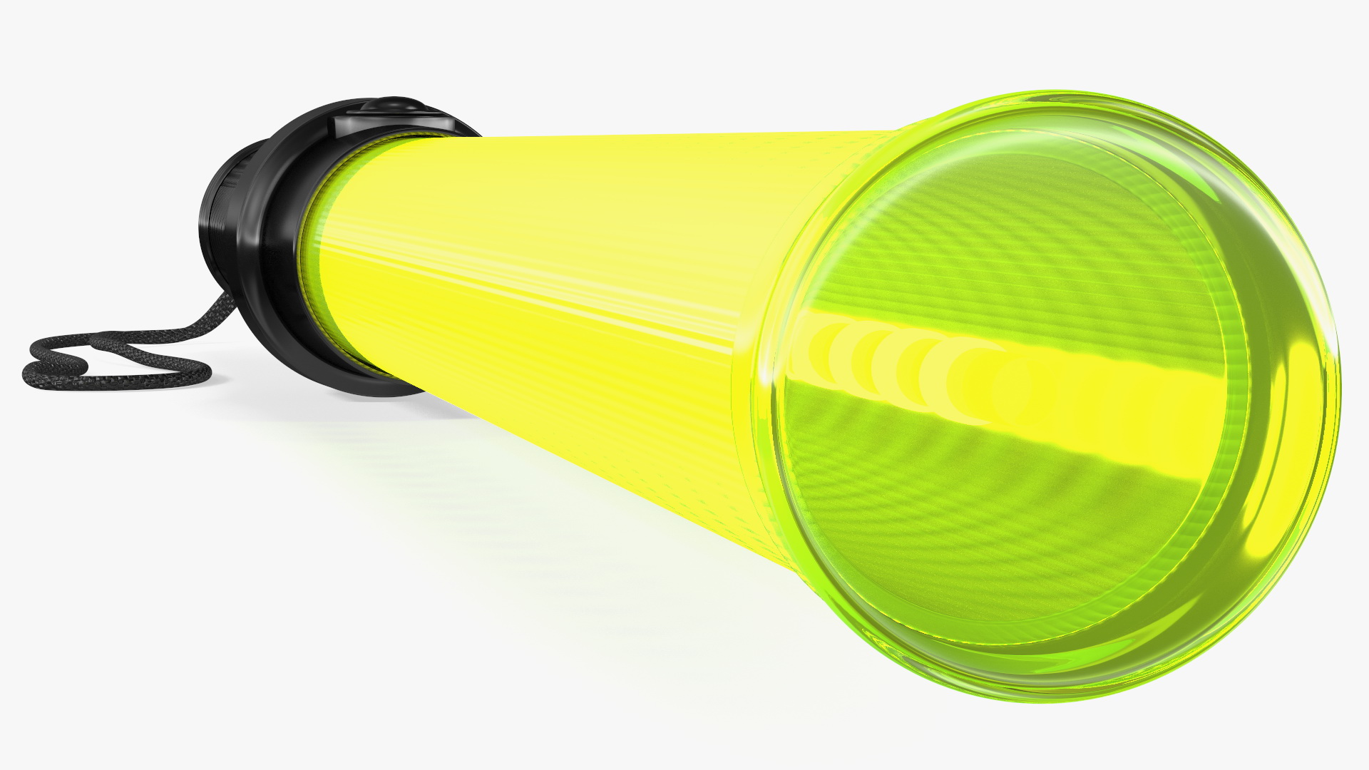 3D LED Traffic Control Baton Green switched On model