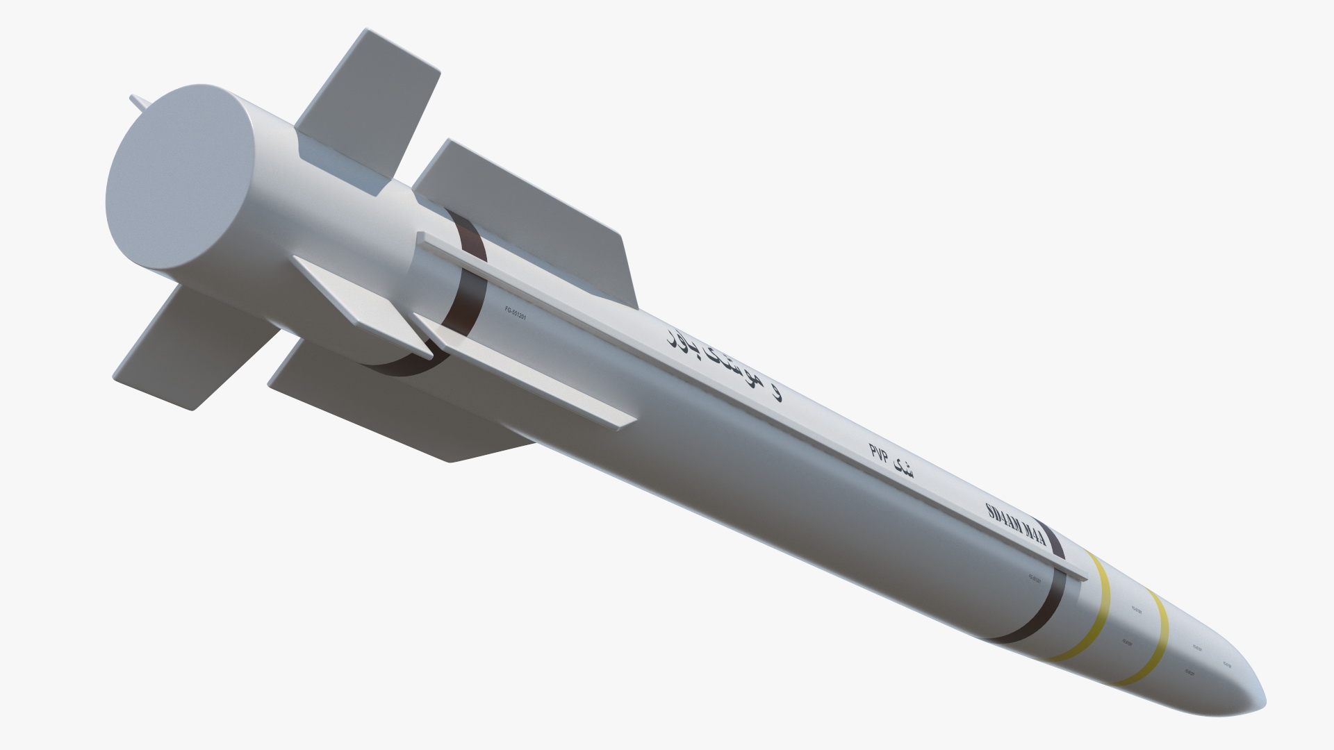 3D Iran Missile Sayyad-4