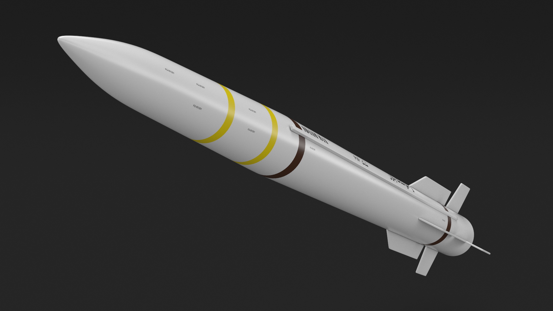 3D Iran Missile Sayyad-4