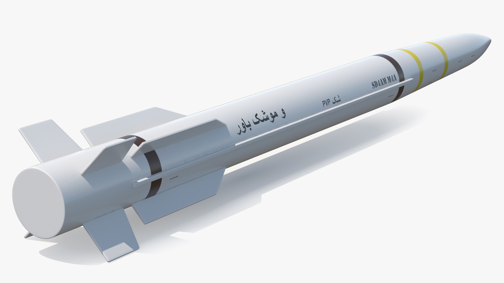 3D Iran Missile Sayyad-4