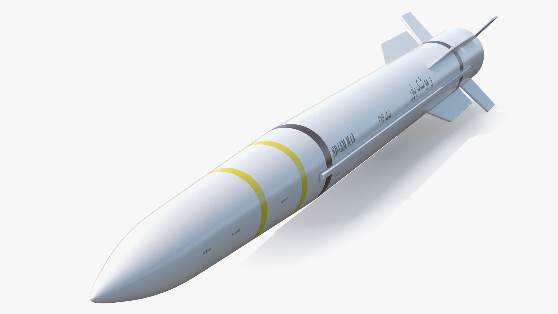 3D Iran Missile Sayyad-4