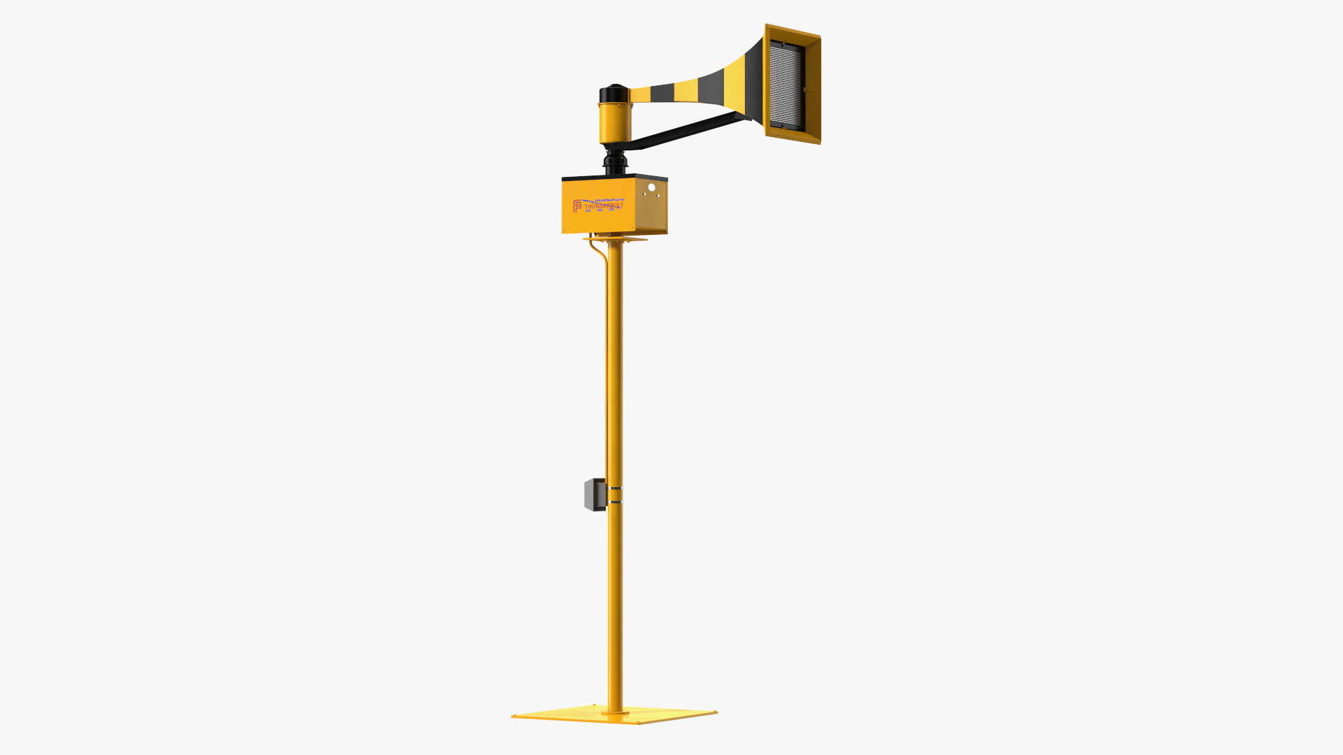 Tornado Siren Black 3D model