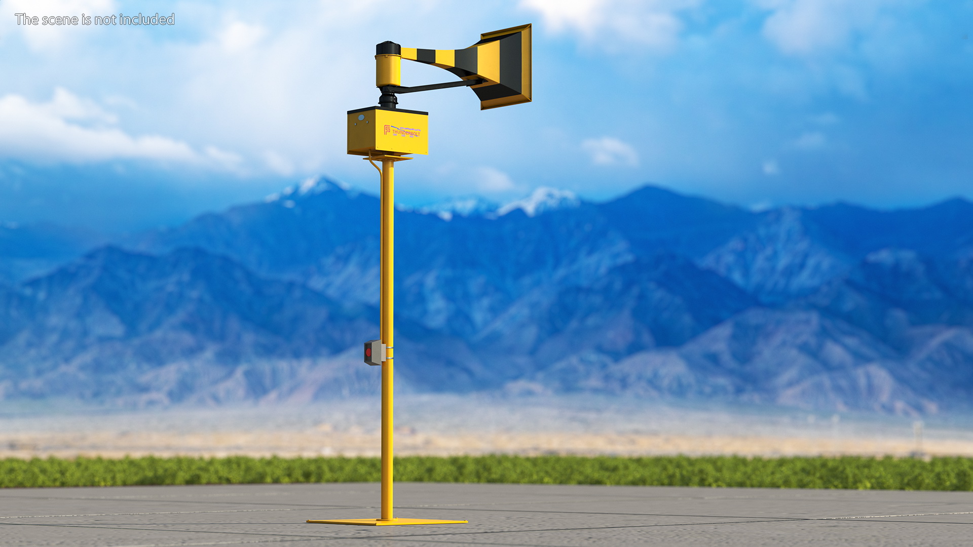 Tornado Siren Black 3D model