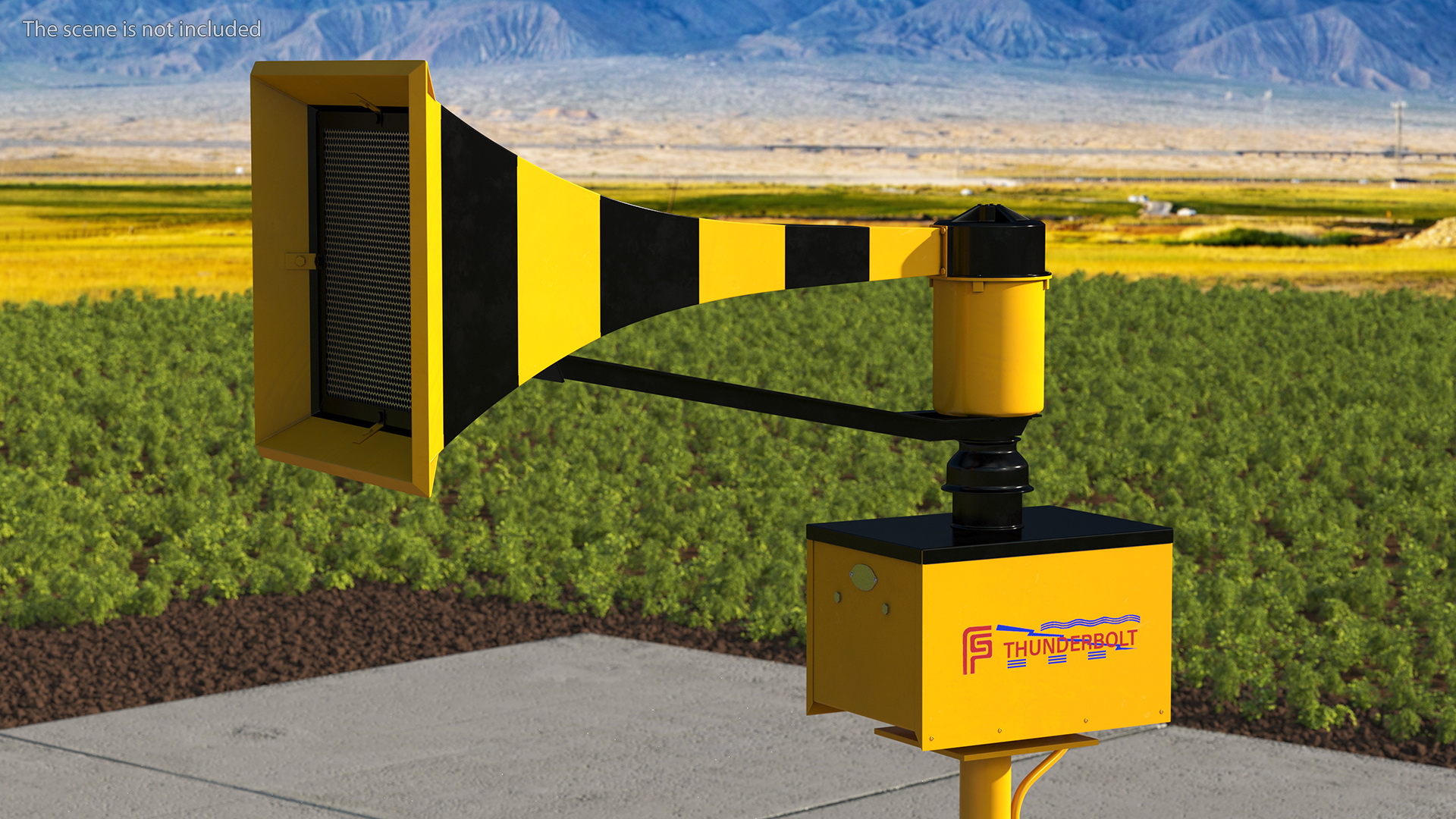 Tornado Siren Black 3D model