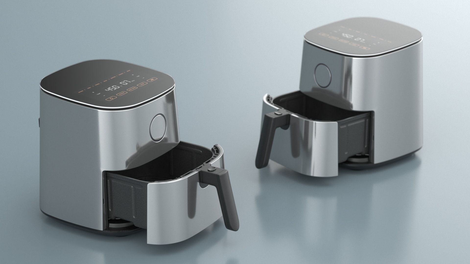 3D model Air Fryer Steel