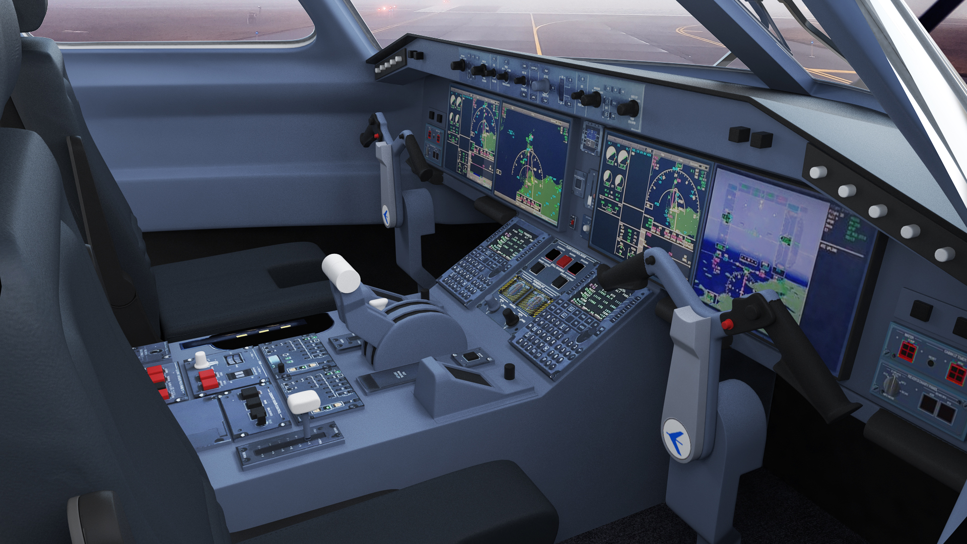 3D Embraer E-Jet E175-E2 Rigged model