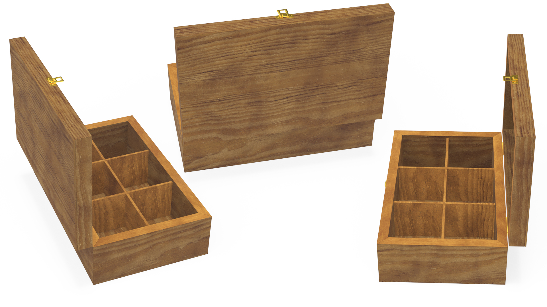 Bamboo Tea Box 3D model