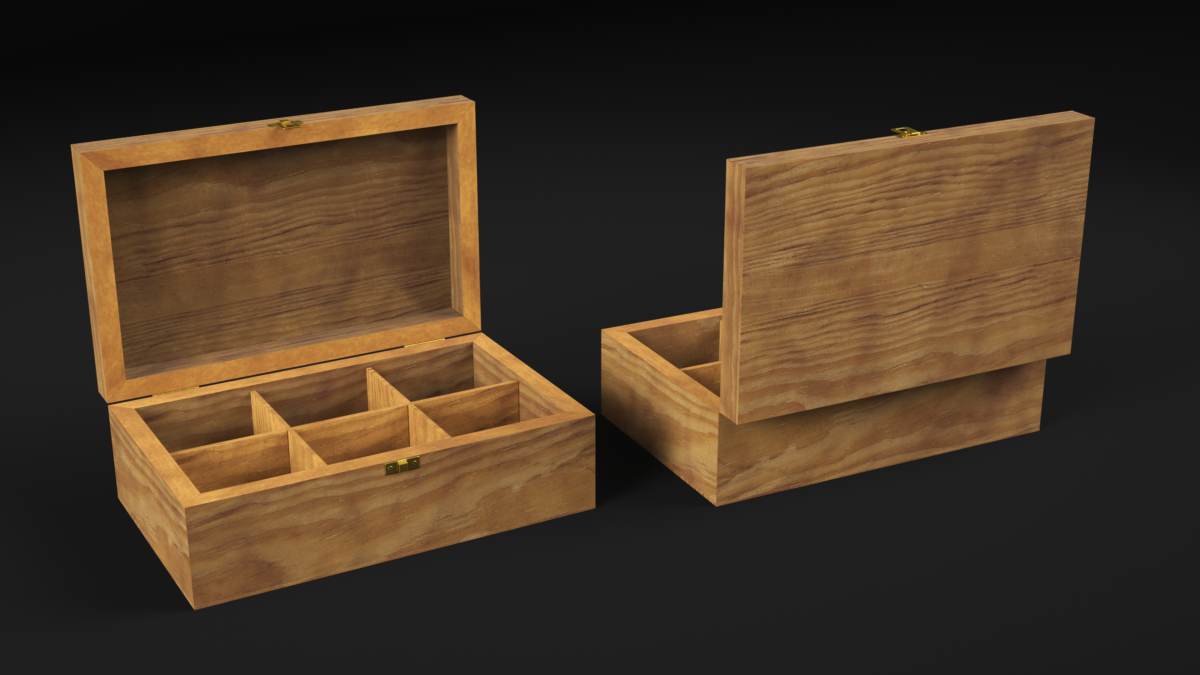 Bamboo Tea Box 3D model