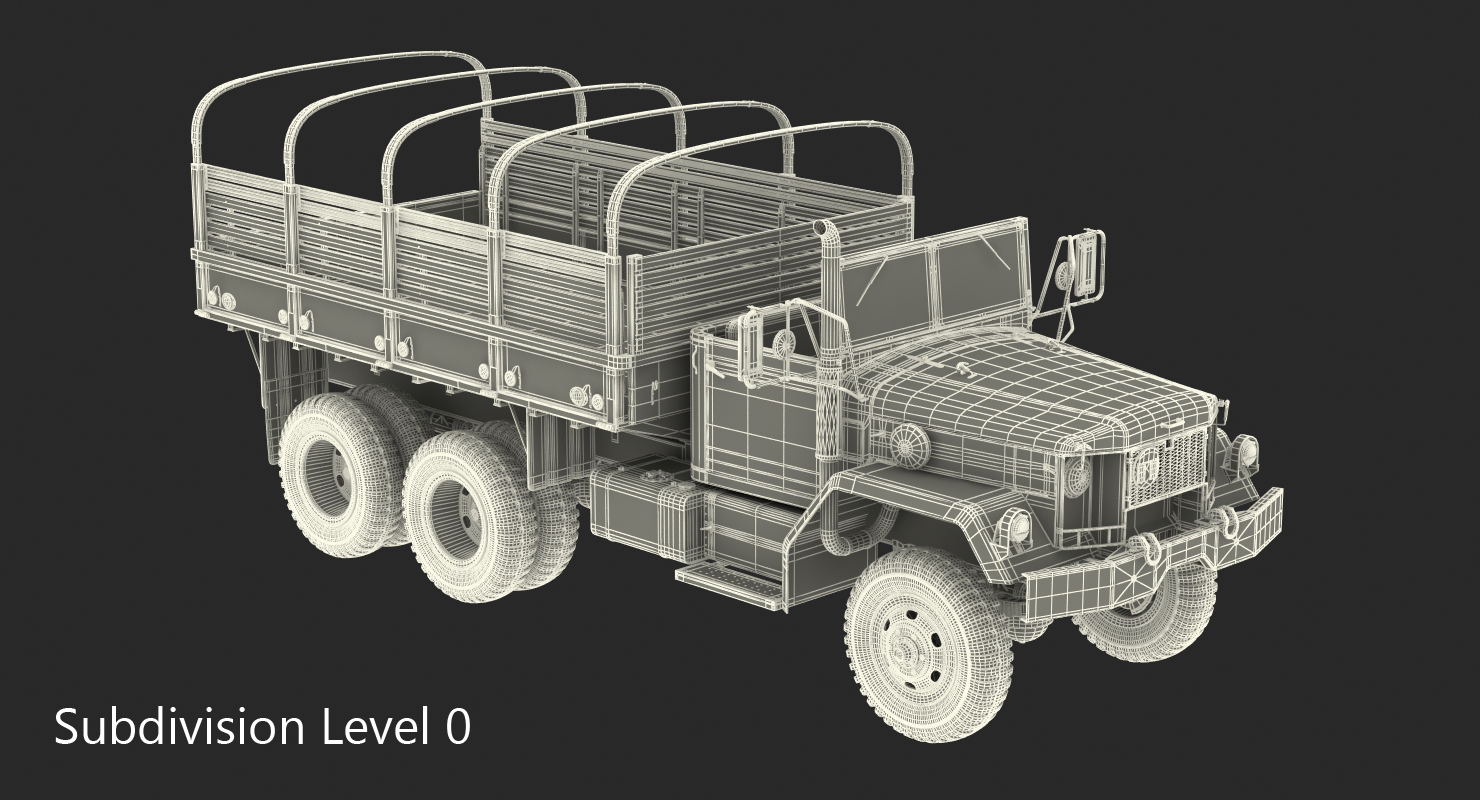 3D model Cargo Truck M35