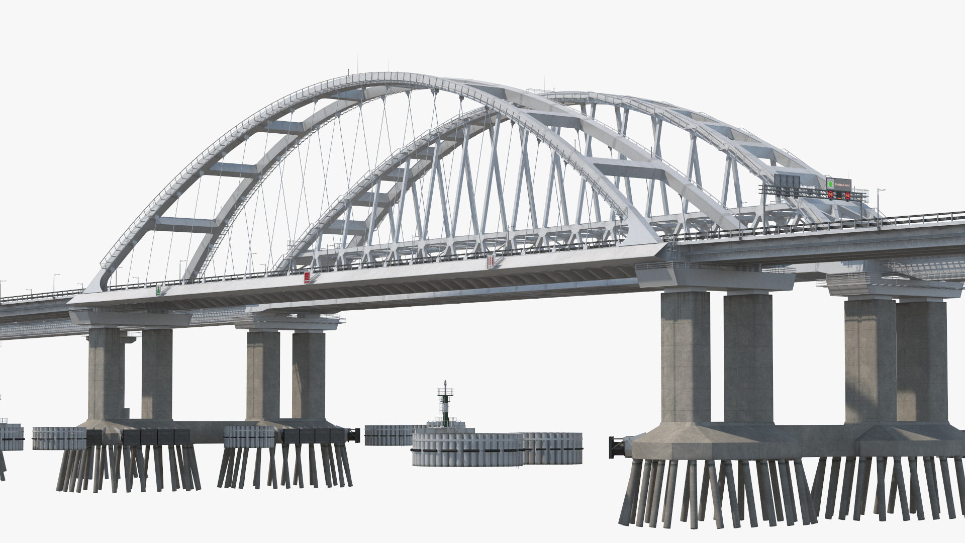 Crimean Bridge 3D model