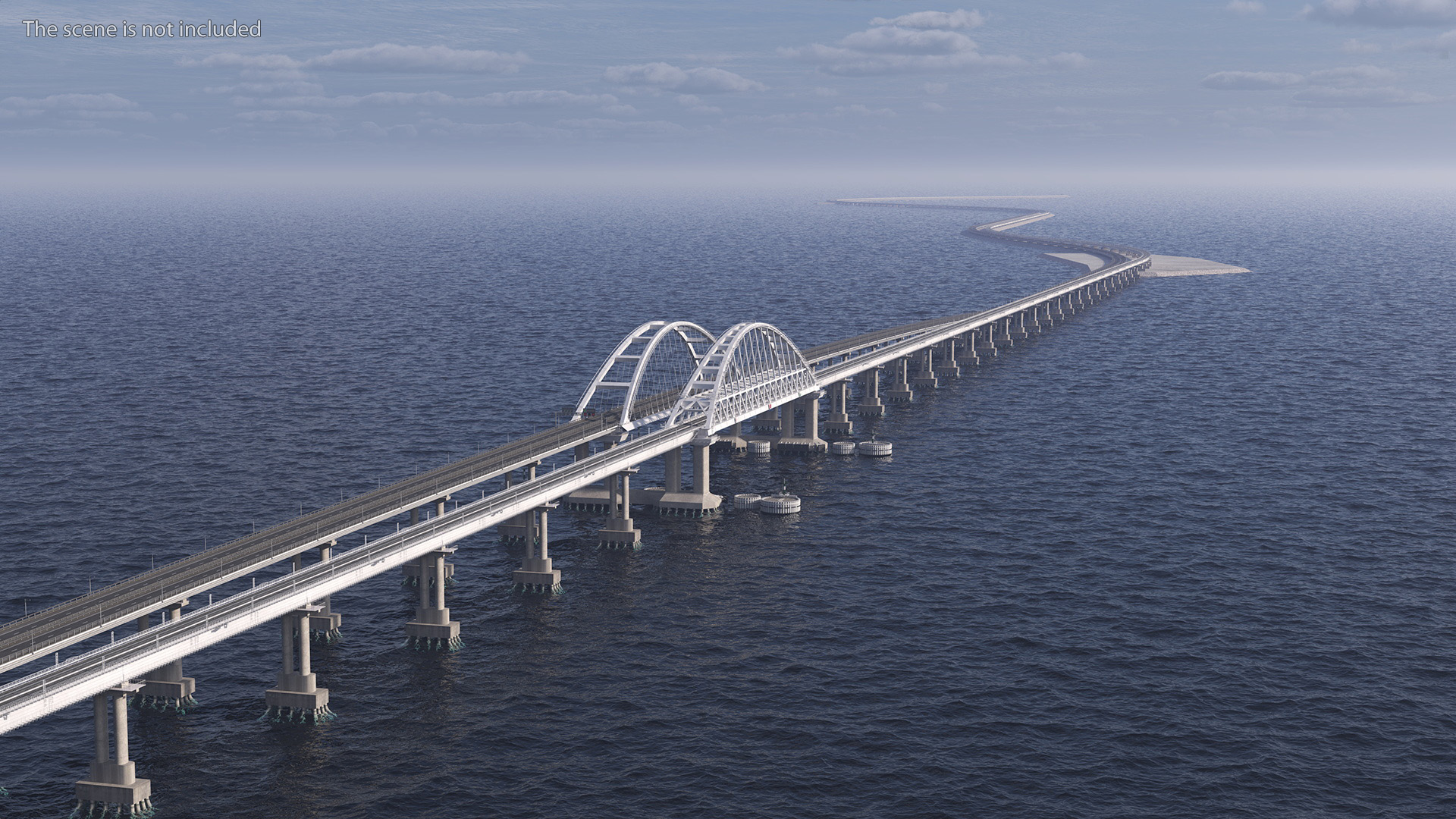 Crimean Bridge 3D model