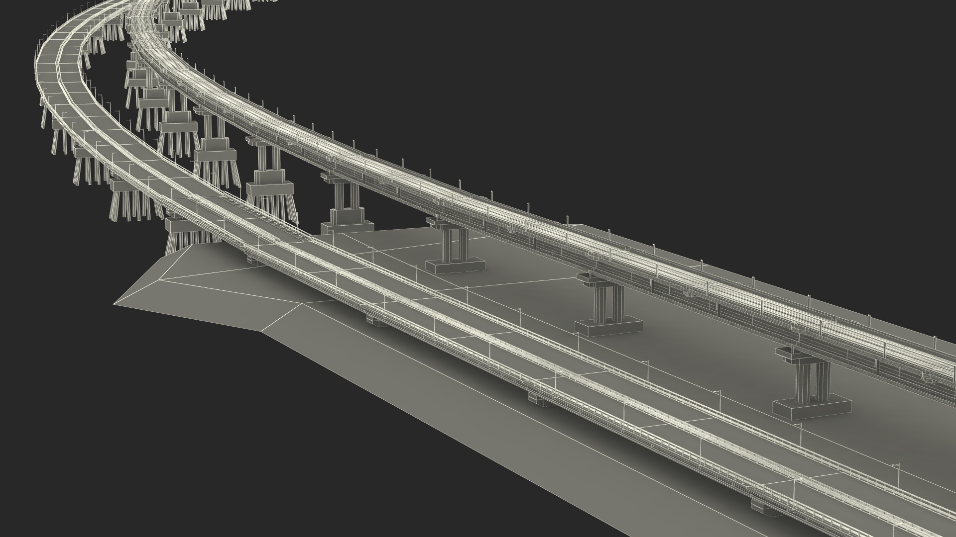 Crimean Bridge 3D model